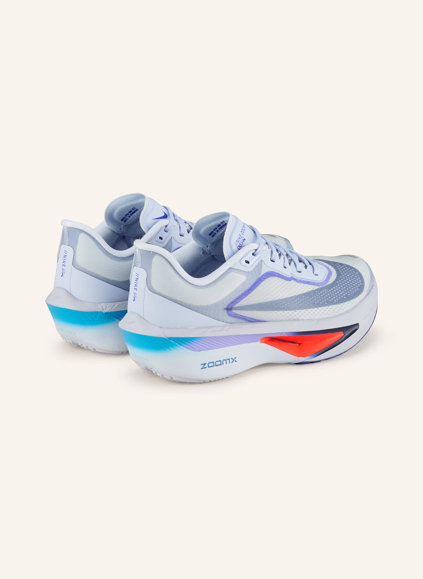 Nike Laufschuhe ZOOM FLY 6: HELLGRAU/ BLAUGRAU