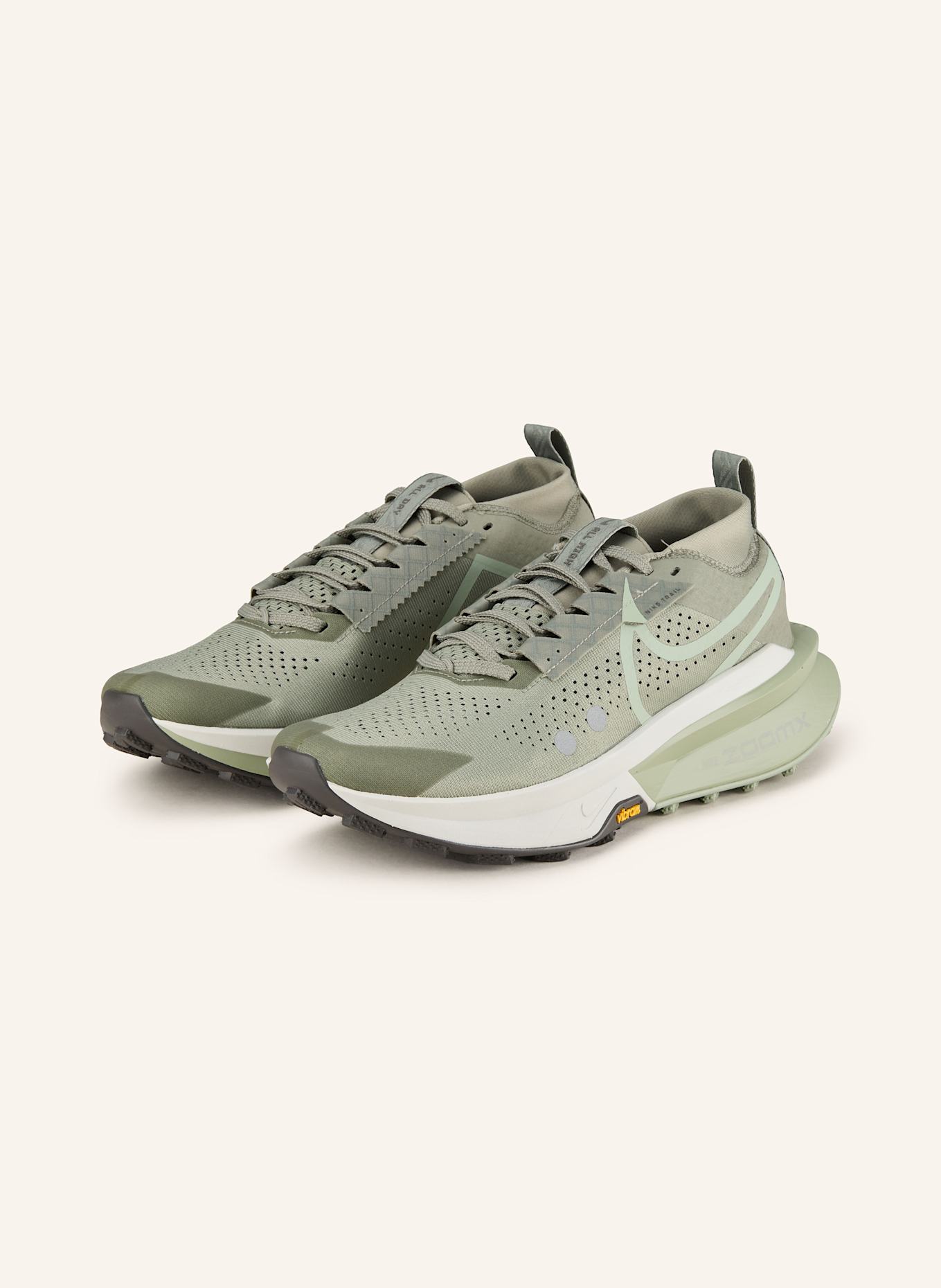 Nike Trailrunning-Schuhe ZEGAMA TRAIL 2: KHAKI/ HELLGRÜN