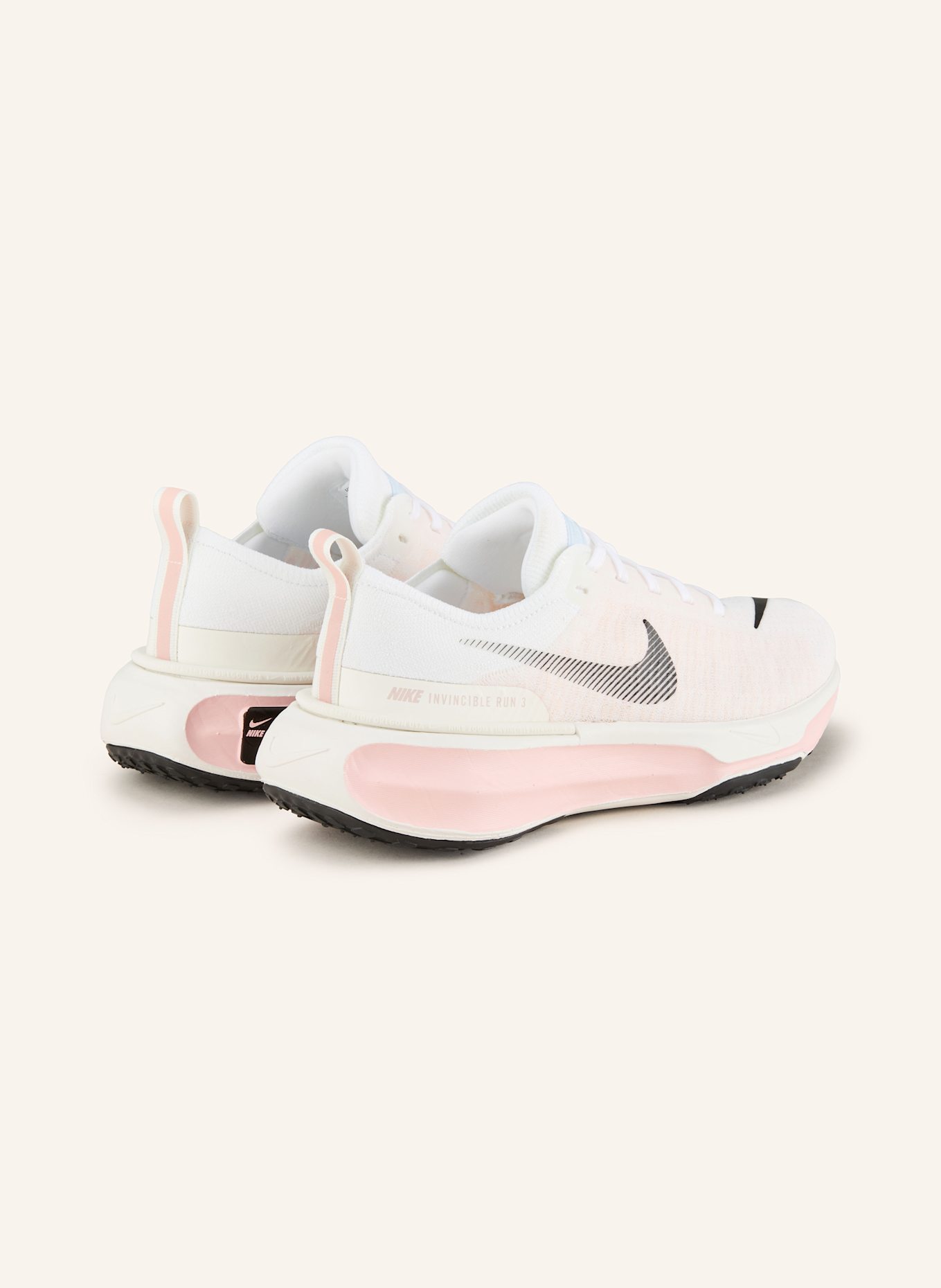 Nike Laufschuhe ZOOMX INVINCIBLE RUN FK3: WEISS/ HELLROSA