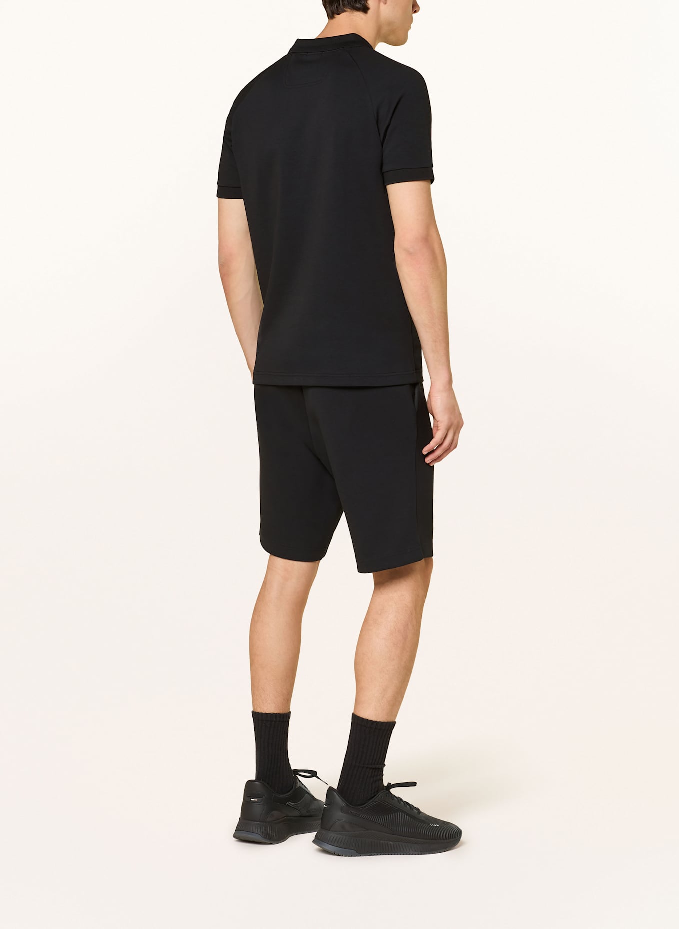 BOSS Sweatshorts HEADLO: SCHWARZ