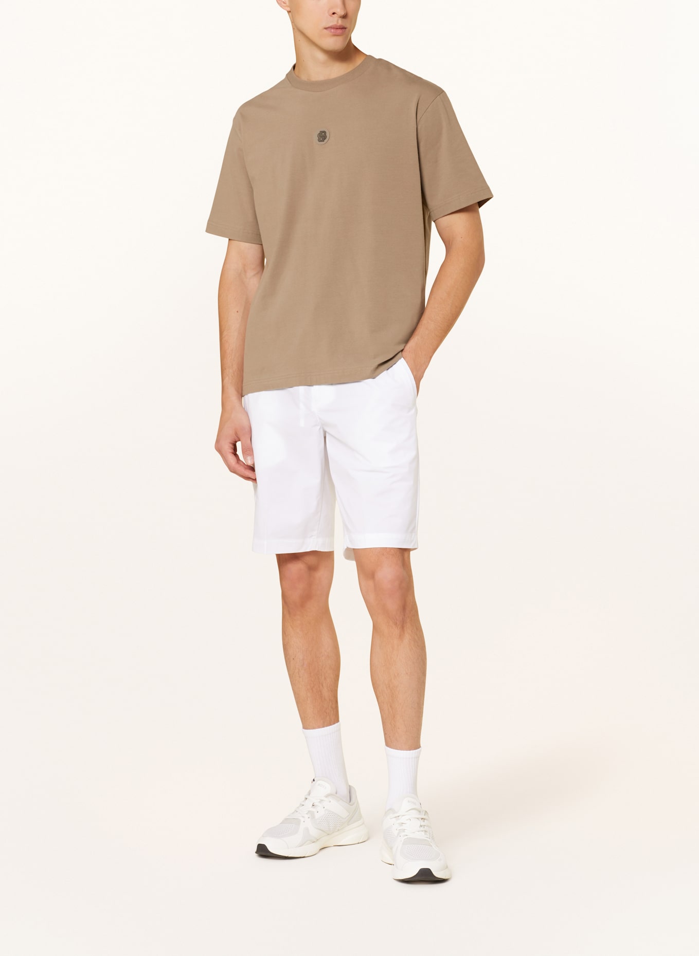 BOSS Shorts SPEEDFLEX Slim Fit: WEISS