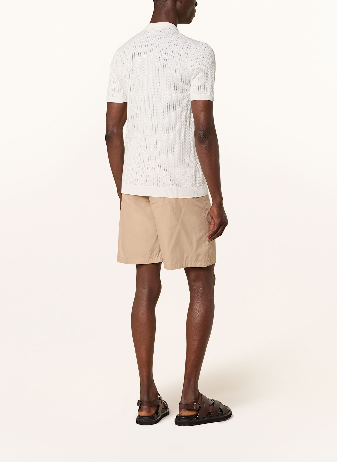 DRYKORN Strick-Poloshirt TRITON Regular Fit: ECRU