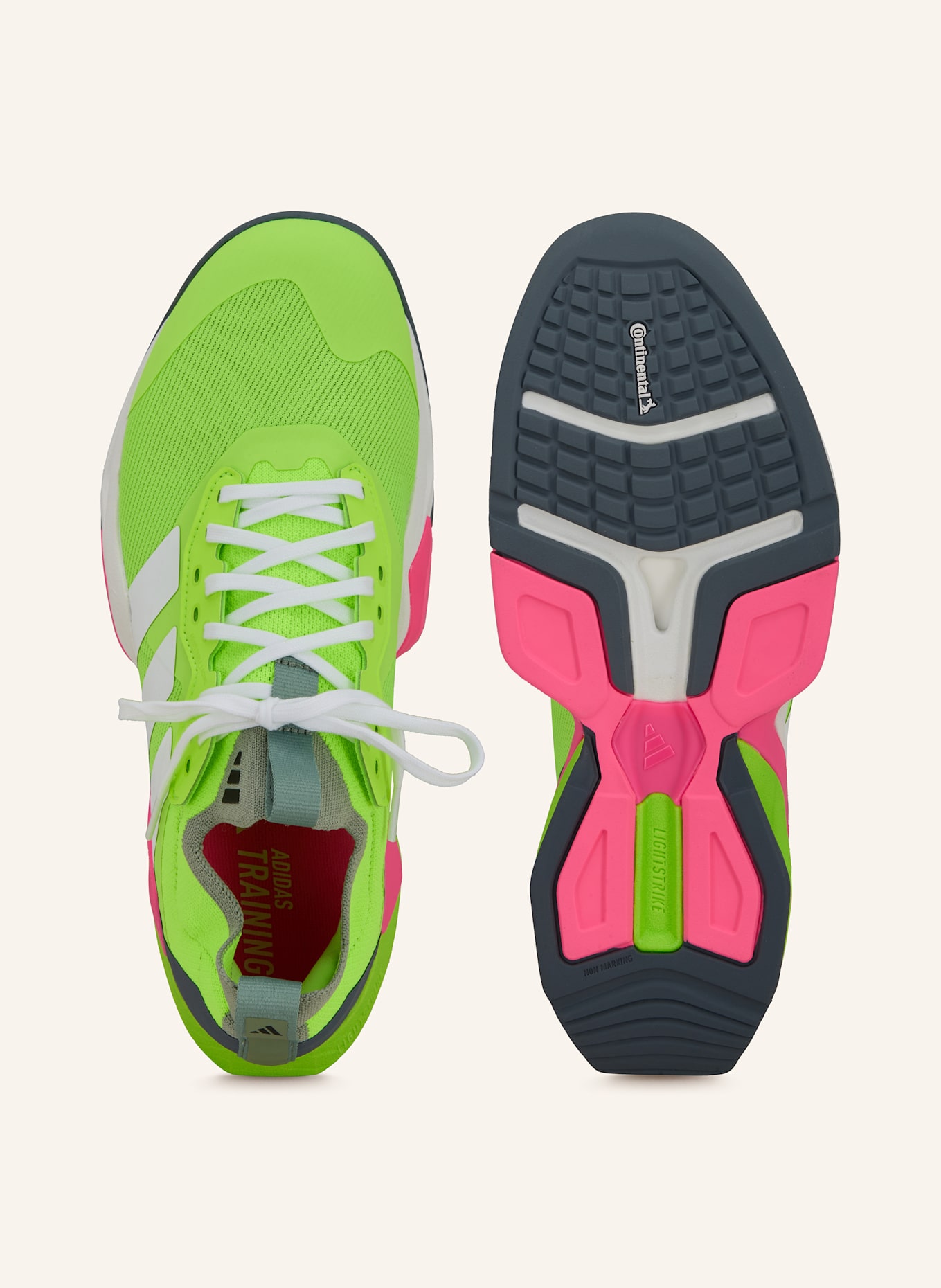 adidas Fitnessschuhe RAPIDMOVE ADV 2 TRAINER: NEONGELB/ DUNKELGRAU/ WEISS
