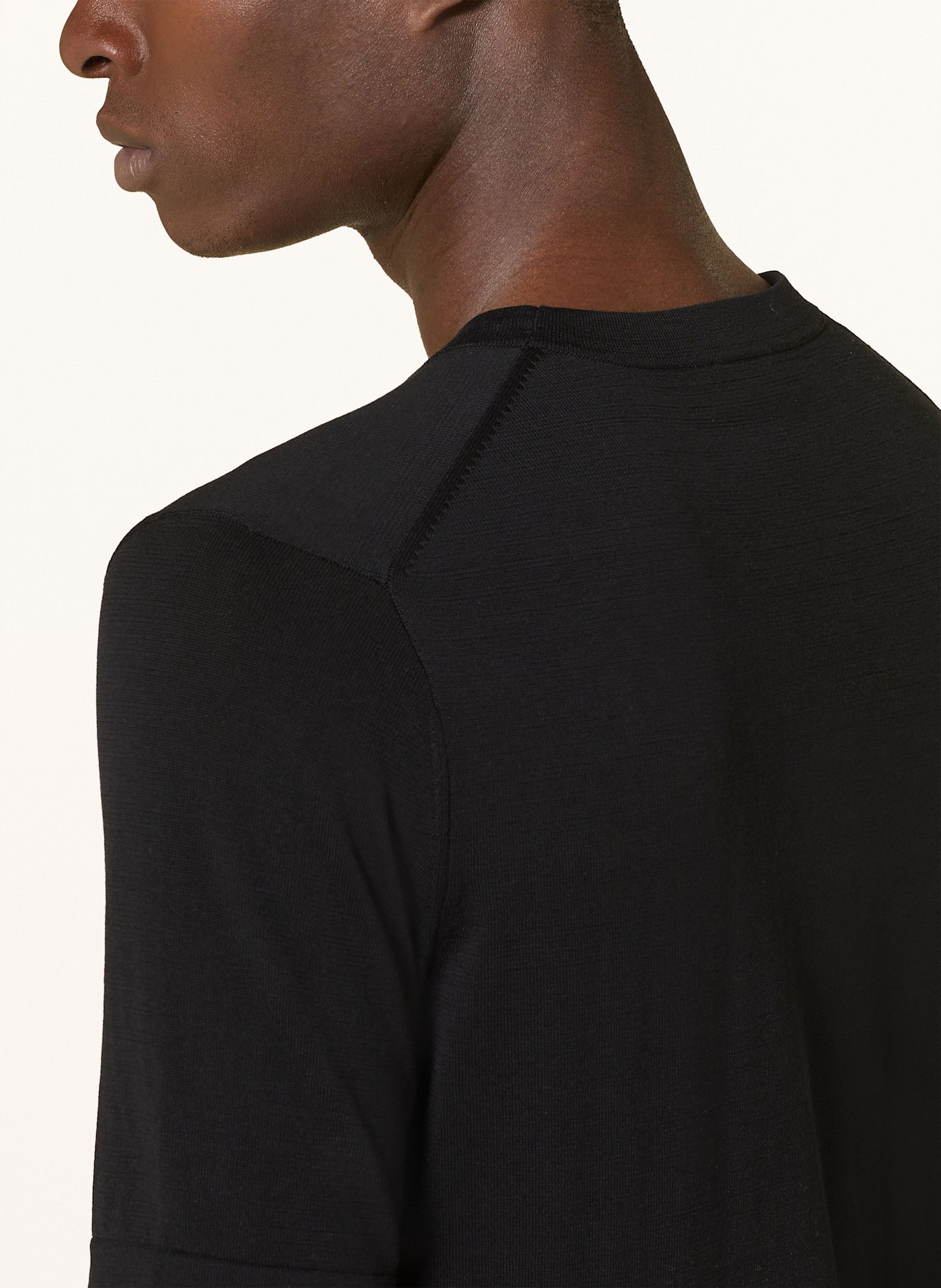 DRYKORN Strickshirt VALENTIN: SCHWARZ