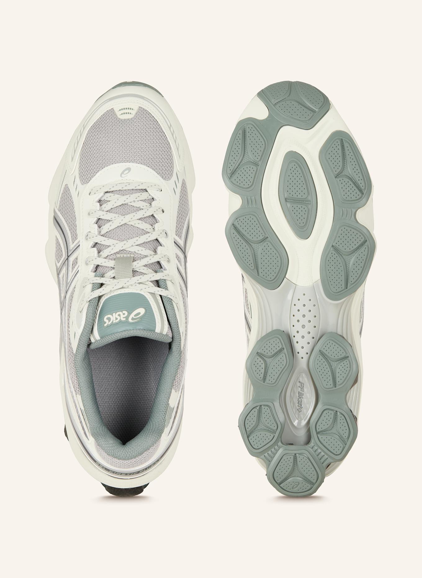 ASICS Sneaker GEL-KINETIC FLUENT: GRAU/ WEISS/ HELLGRÜN