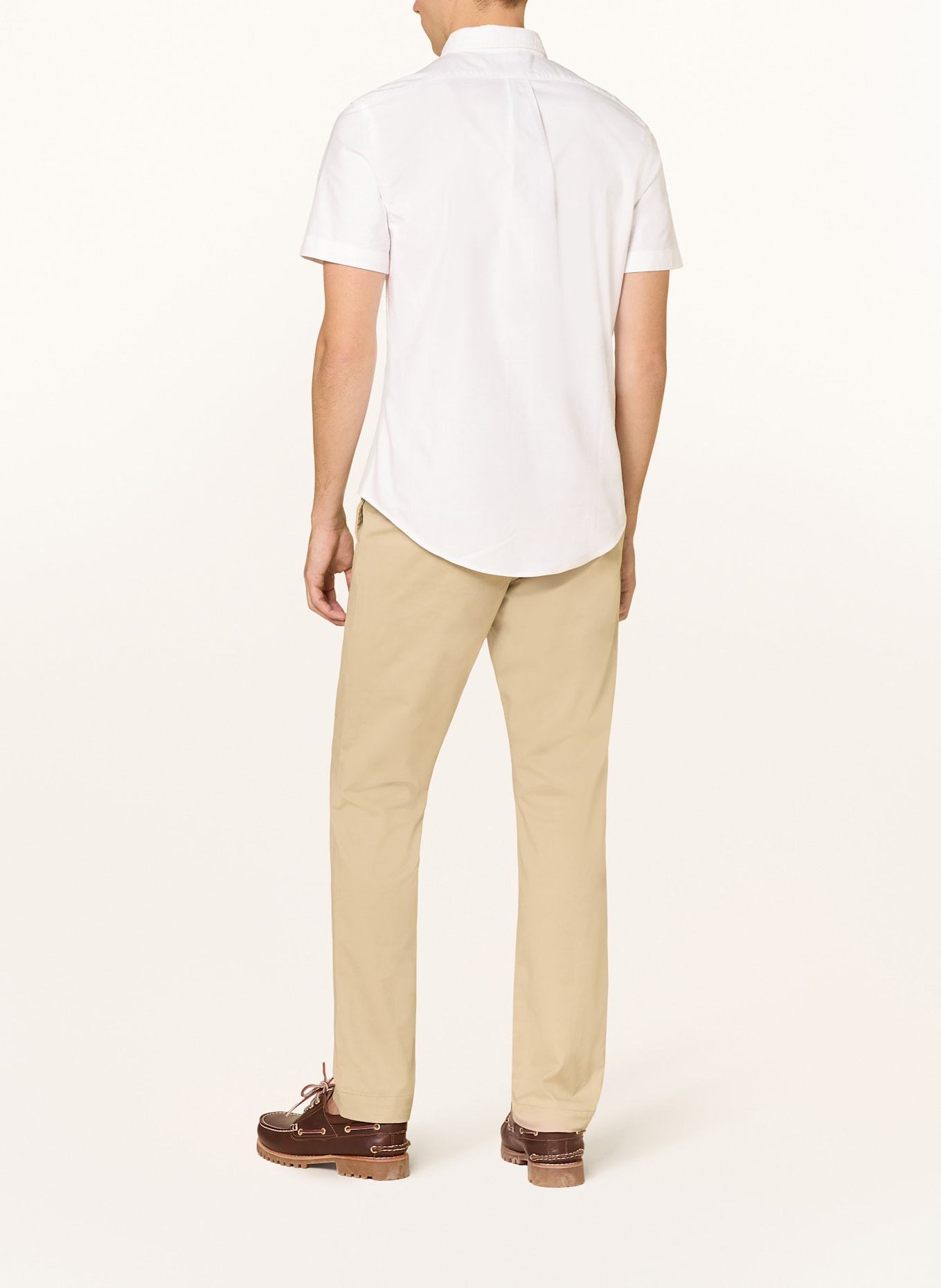 POLO RALPH LAUREN Kurzarm-Hemd Slim Fit, Farbe: WEISS (Bild 3)