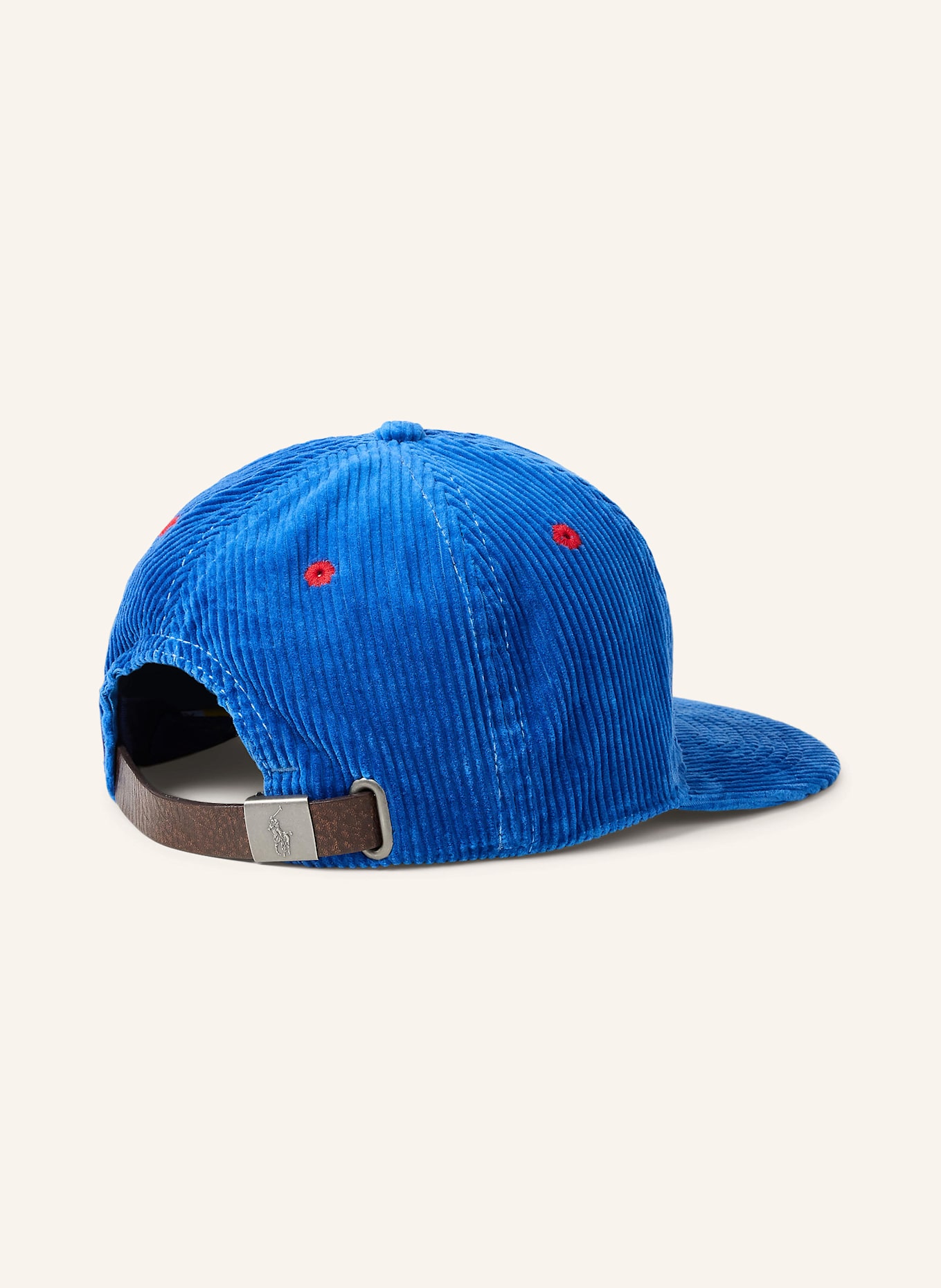 POLO RALPH LAUREN Cord-Cap: BLAU/ ROT