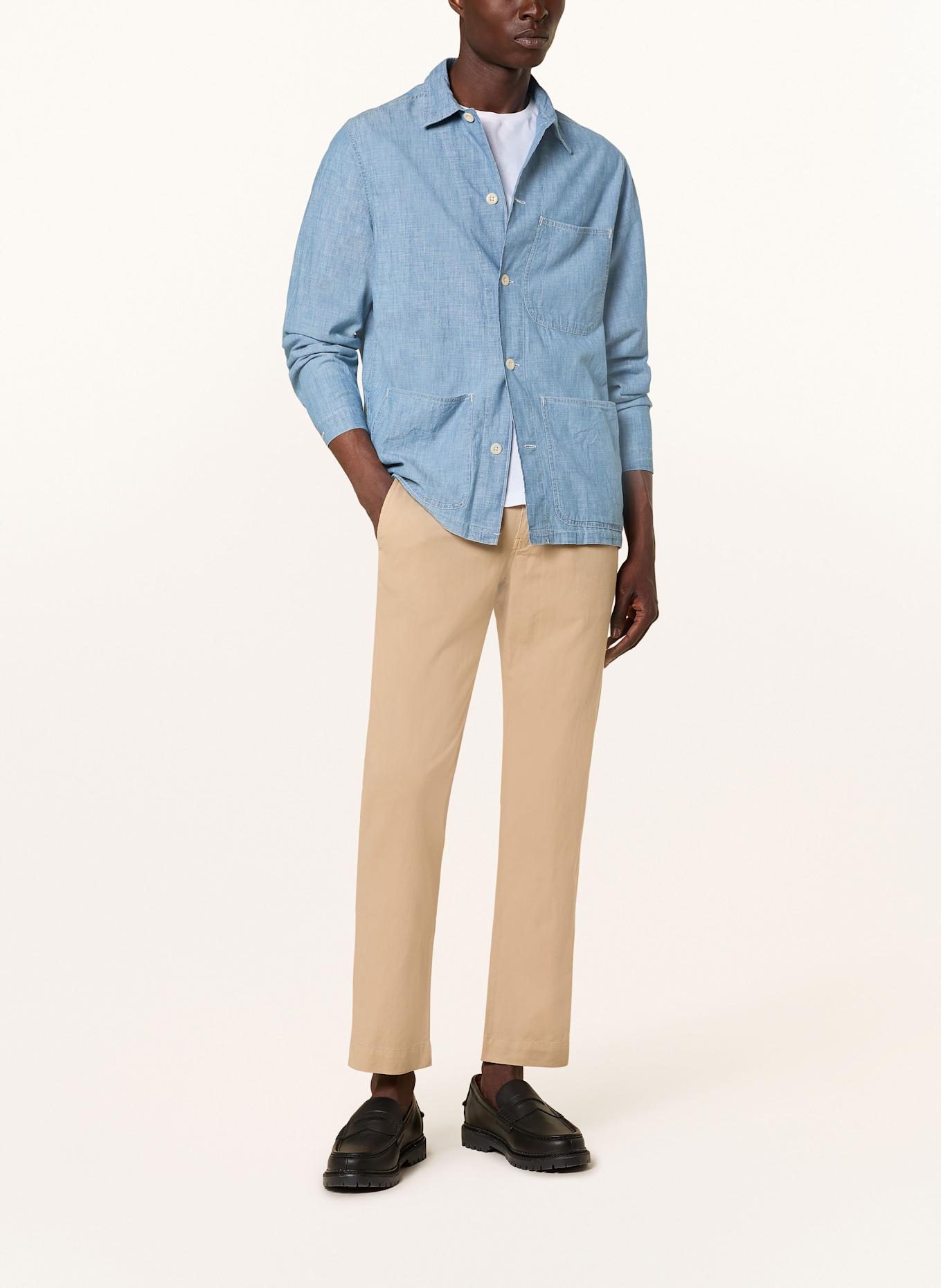 POLO RALPH LAUREN Chino Straight Fit mit Leinen: BEIGE