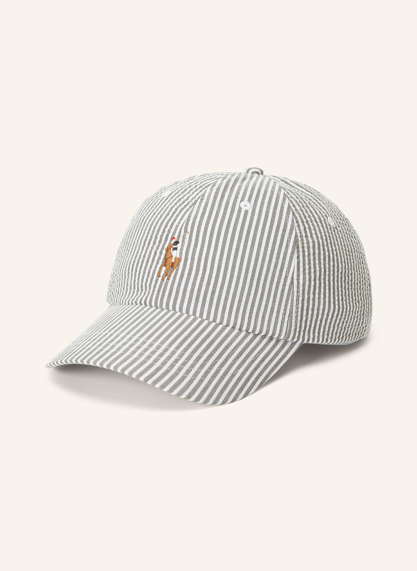 POLO RALPH LAUREN Cap: ECRU/ OLIV