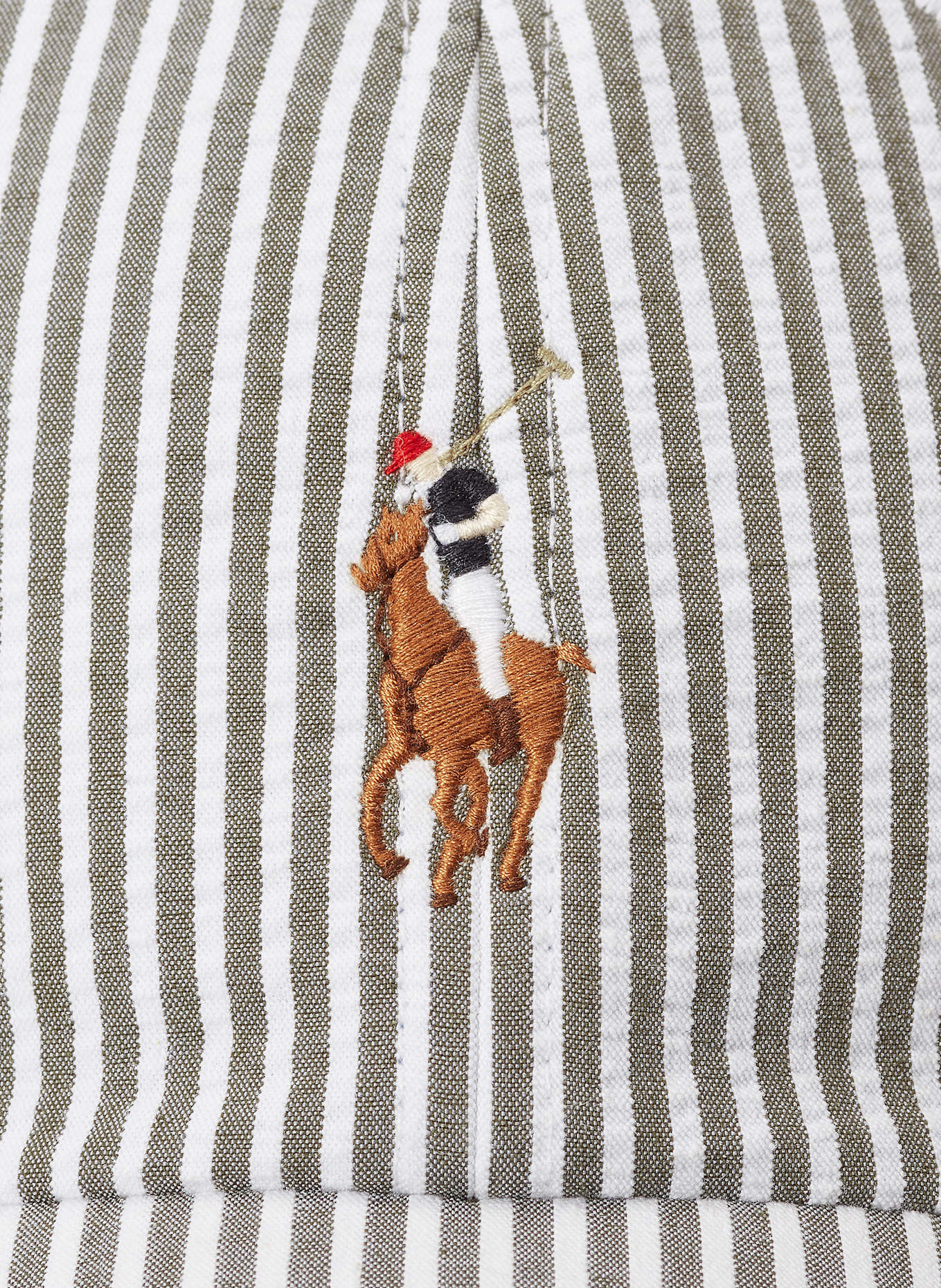 POLO RALPH LAUREN Cap: ECRU/ OLIV