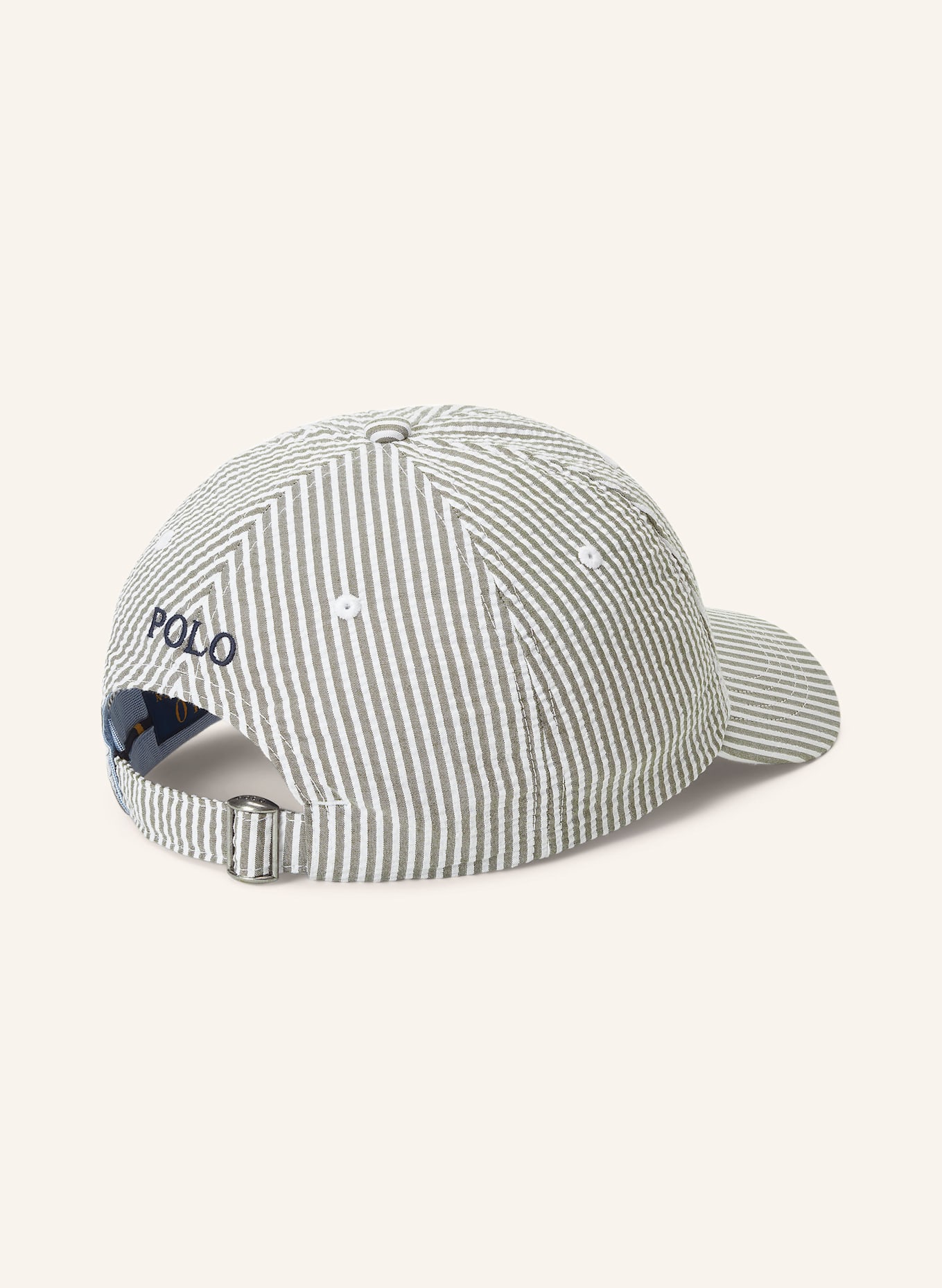 POLO RALPH LAUREN Cap: ECRU/ OLIV