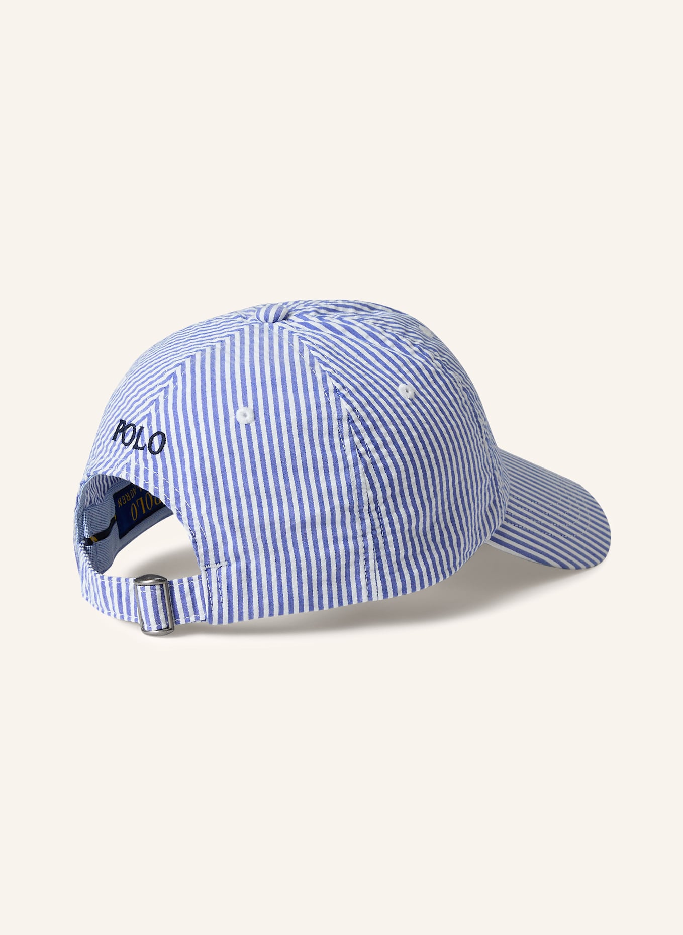 POLO RALPH LAUREN Cap: BLAU/ WEISS