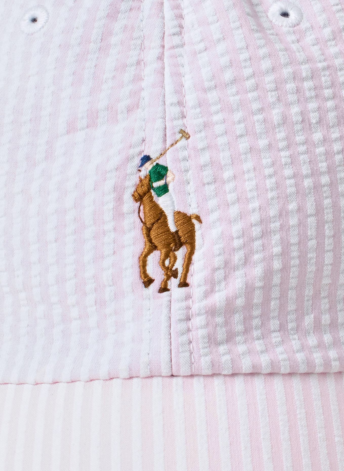POLO RALPH LAUREN Cap: HELLROSA/ WEISS