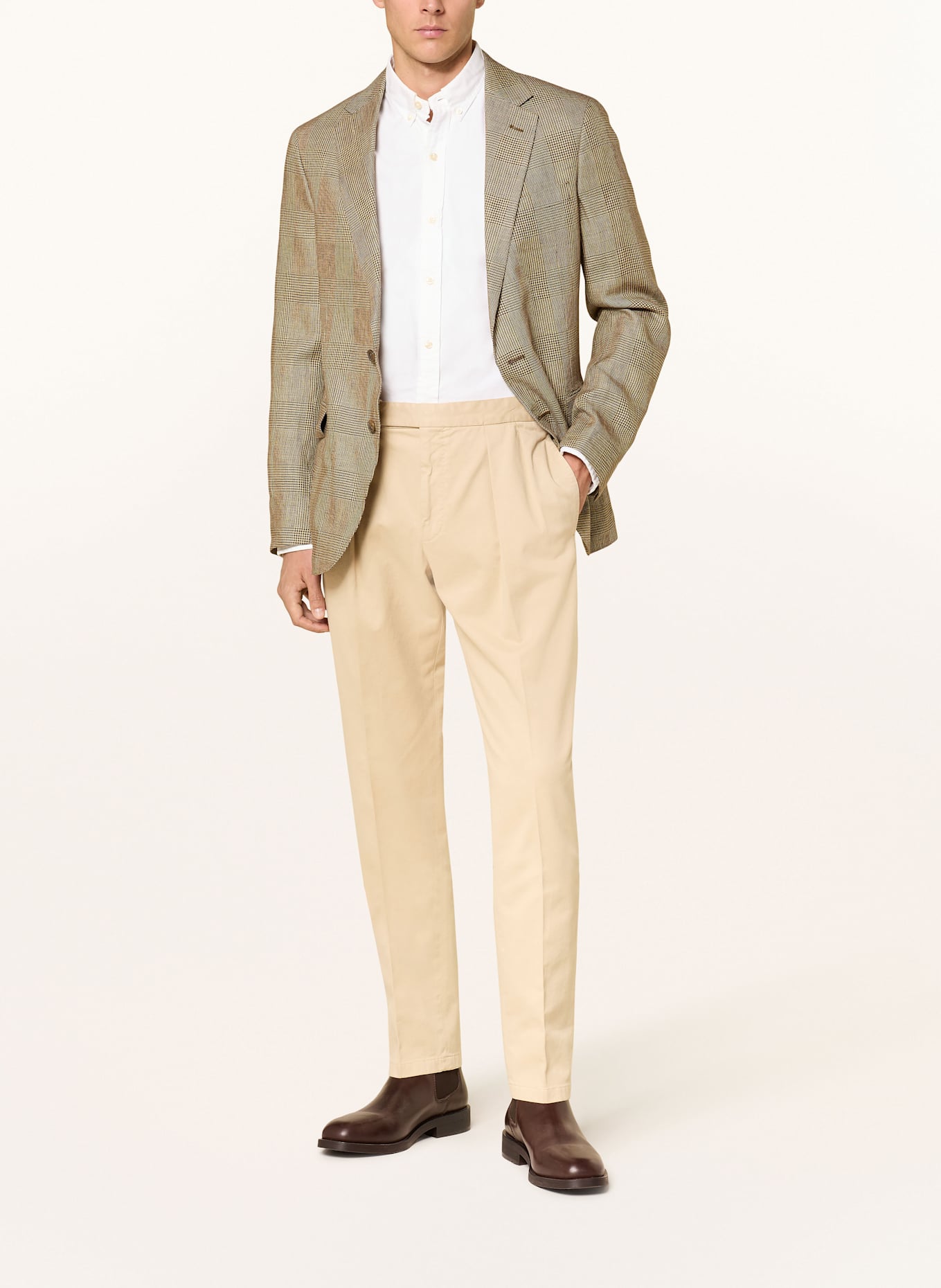 POLO RALPH LAUREN Chino med konisk pasform: LYSEBRUN