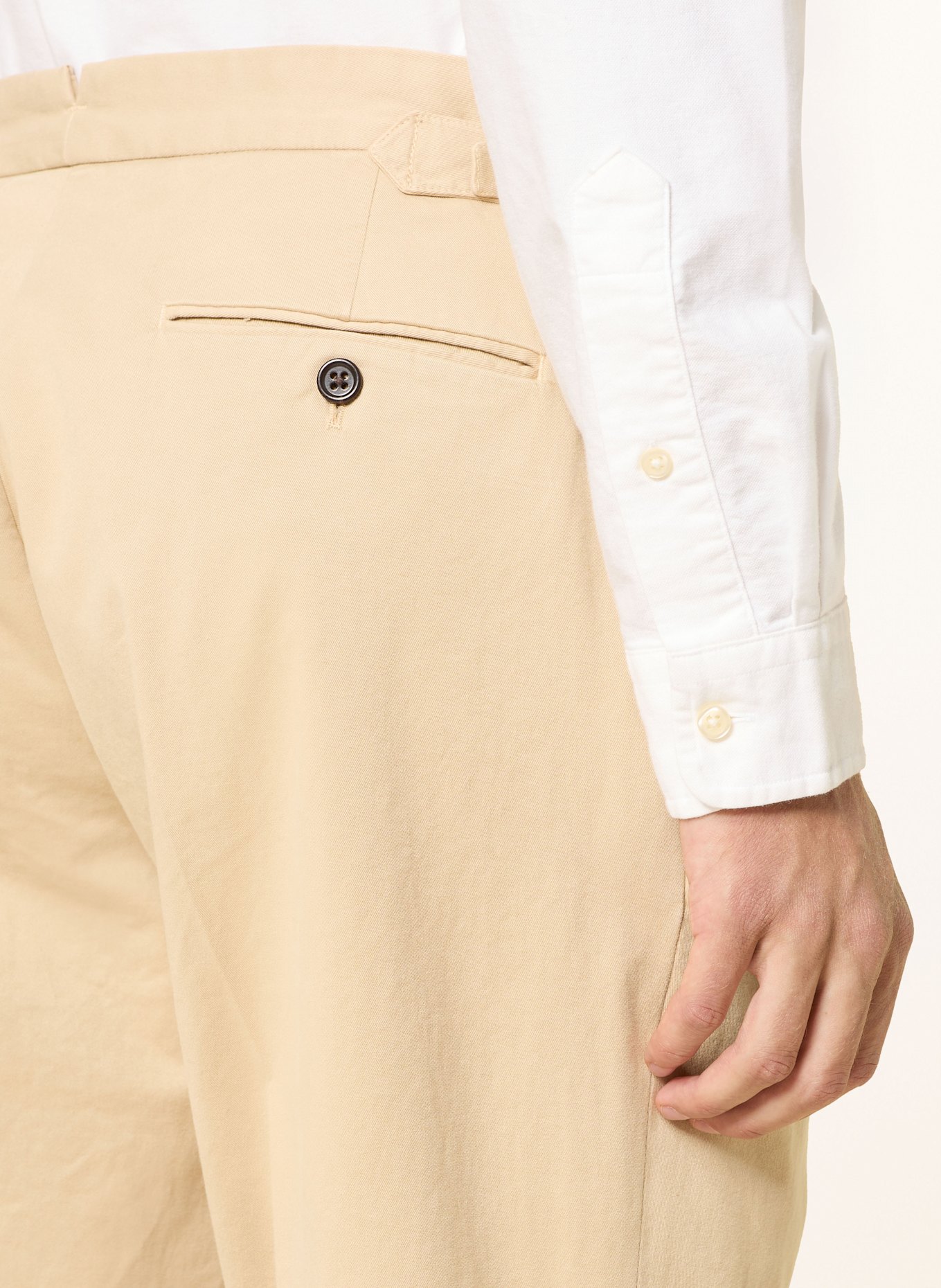 POLO RALPH LAUREN Chino med konisk pasform: LYSEBRUN