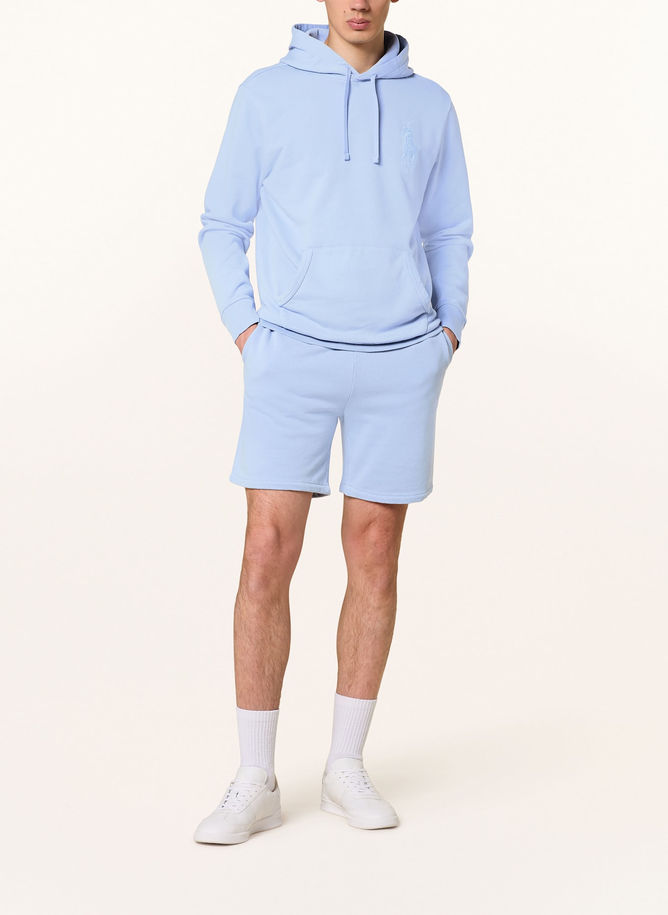 POLO RALPH LAUREN Sweatshorts: HELLBLAU