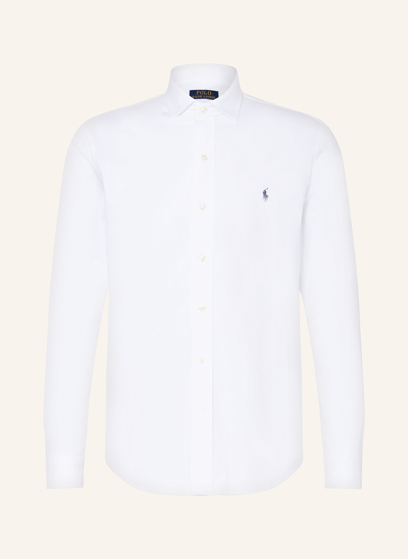 POLO RALPH LAUREN Jerseyhemd Regular Fit, Farbe: WEISS (Bild 1)