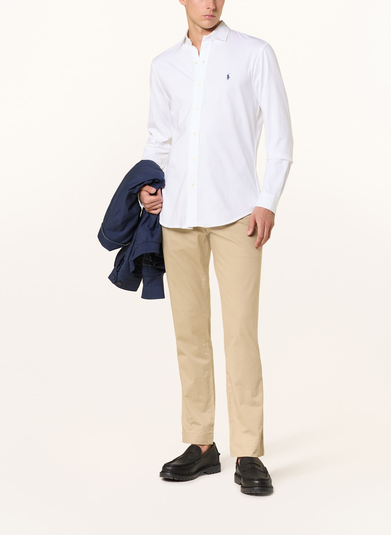 POLO RALPH LAUREN Jerseyhemd Regular Fit, Farbe: WEISS (Bild 2)