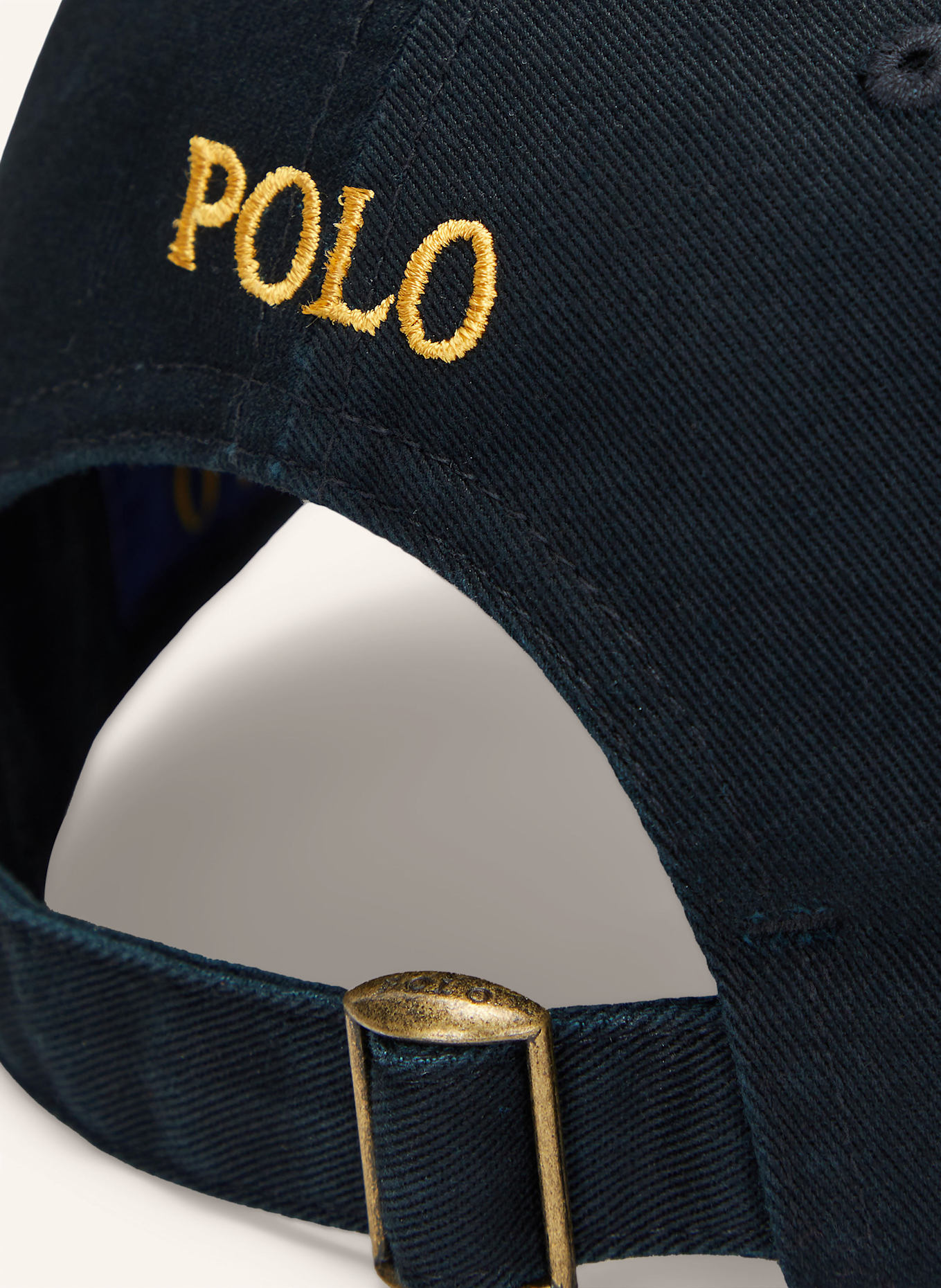 POLO RALPH LAUREN Cap : SCHWARZ/ GOLD