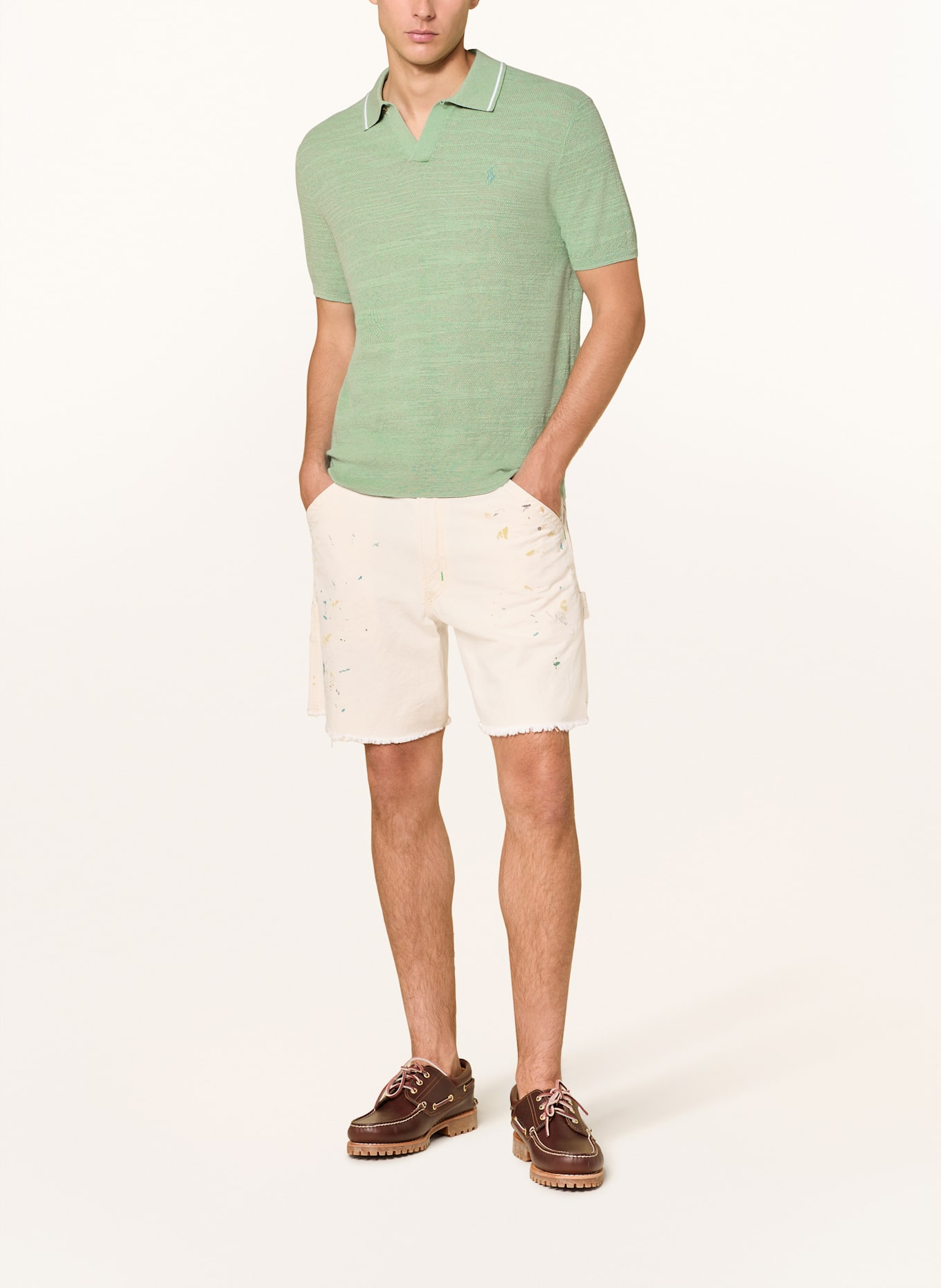 polo storage RALPH LAUREN GANT Mens polo storage T-shirt: LIGHT GREEN