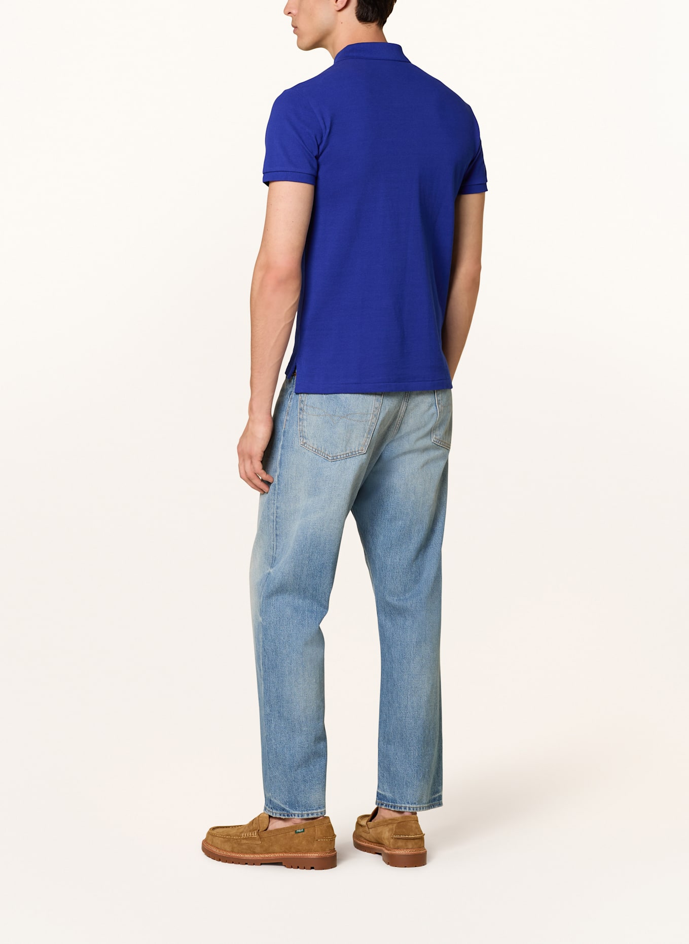 POLO RALPH LAUREN Piqué poloshirt slim fit: 001 HERITAGE ROYAL/C3870