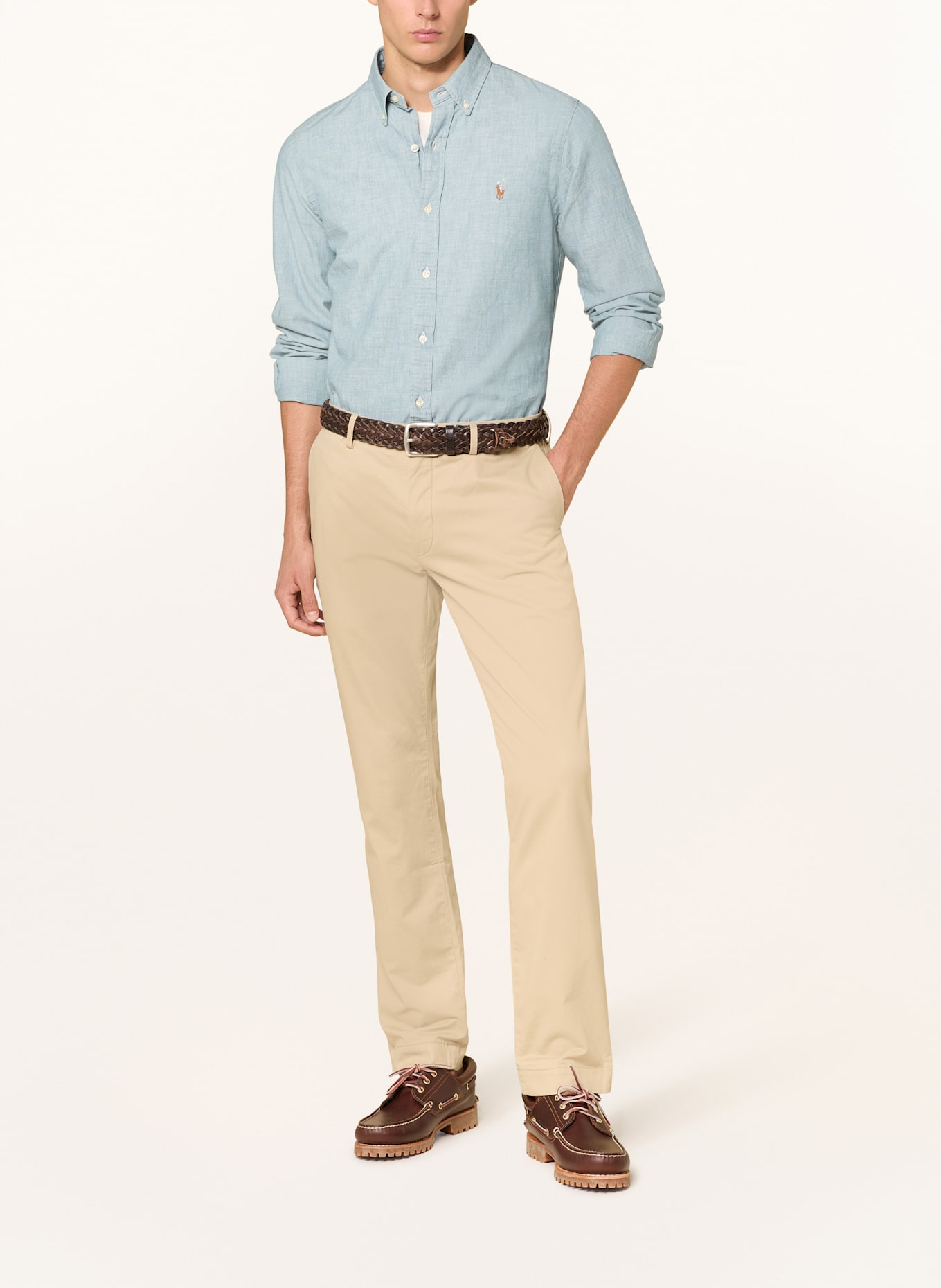 POLO RALPH LAUREN Jeanshemd Slim Fit, Farbe: HELLBLAU (Bild 2)
