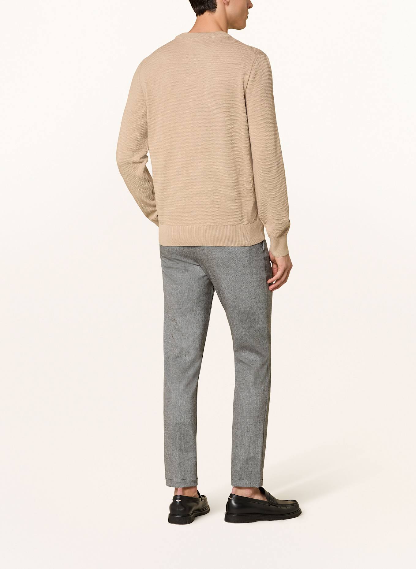 BOSS Pullover ECAIO: BEIGE