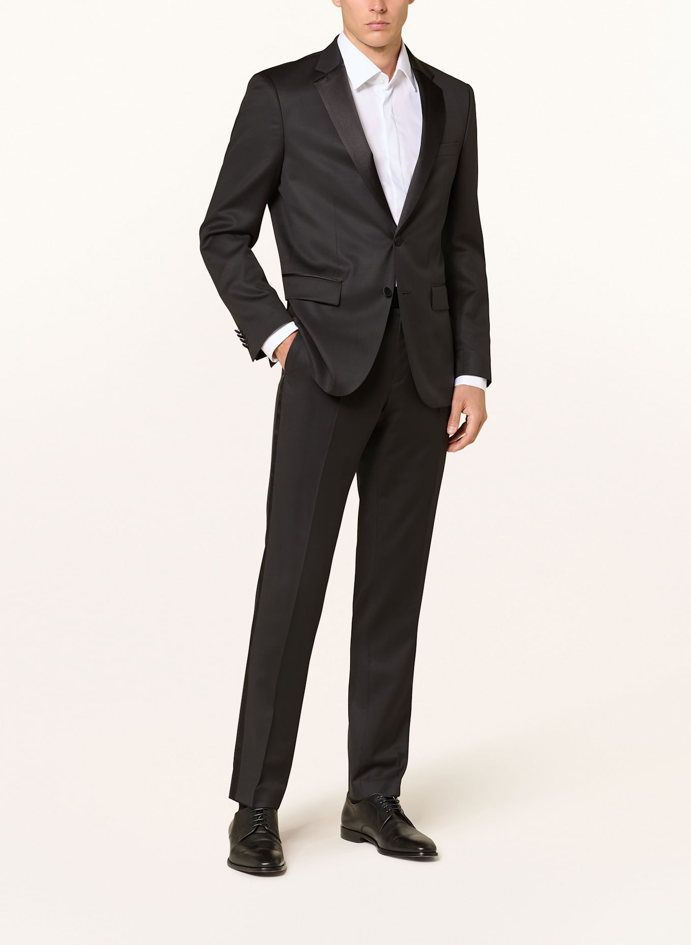 BOSS Smoking-Hose GENIUS TUX Slim Fit : SCHWARZ
