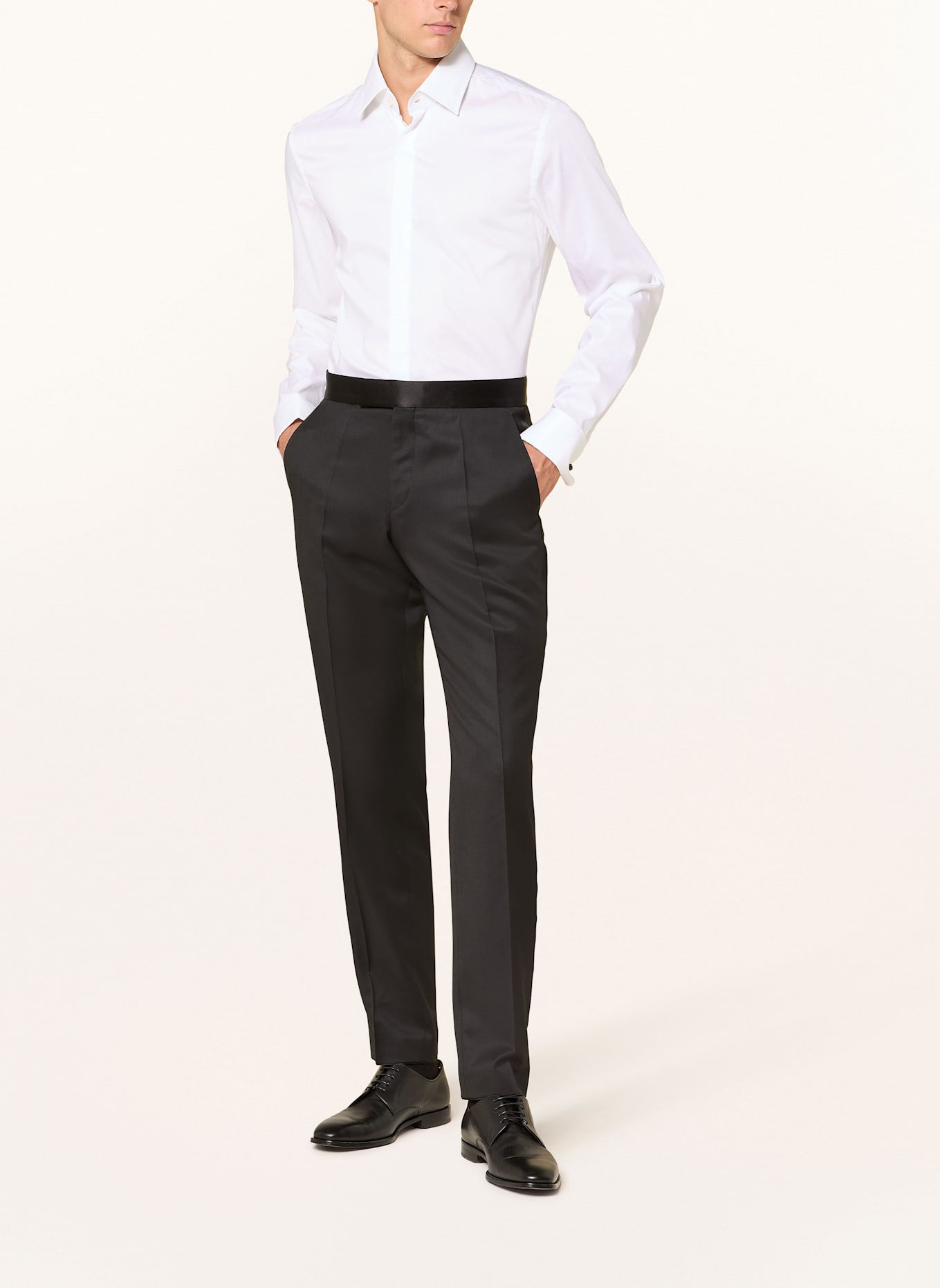 BOSS Smoking-Hose GENIUS TUX Slim Fit : SCHWARZ