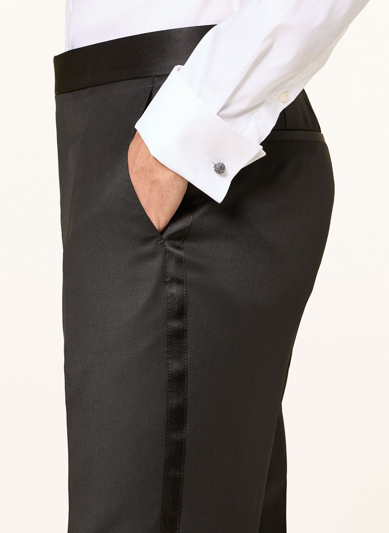 BOSS Smoking-Hose GENIUS TUX Slim Fit : SCHWARZ