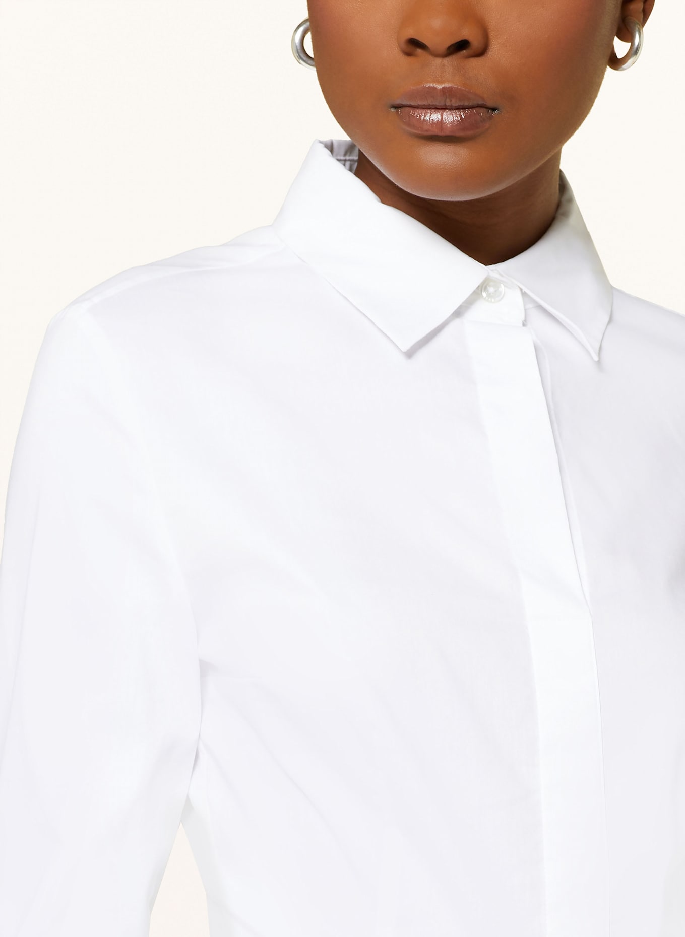 BOSS Blusenshirt BASHINAH: WEISS