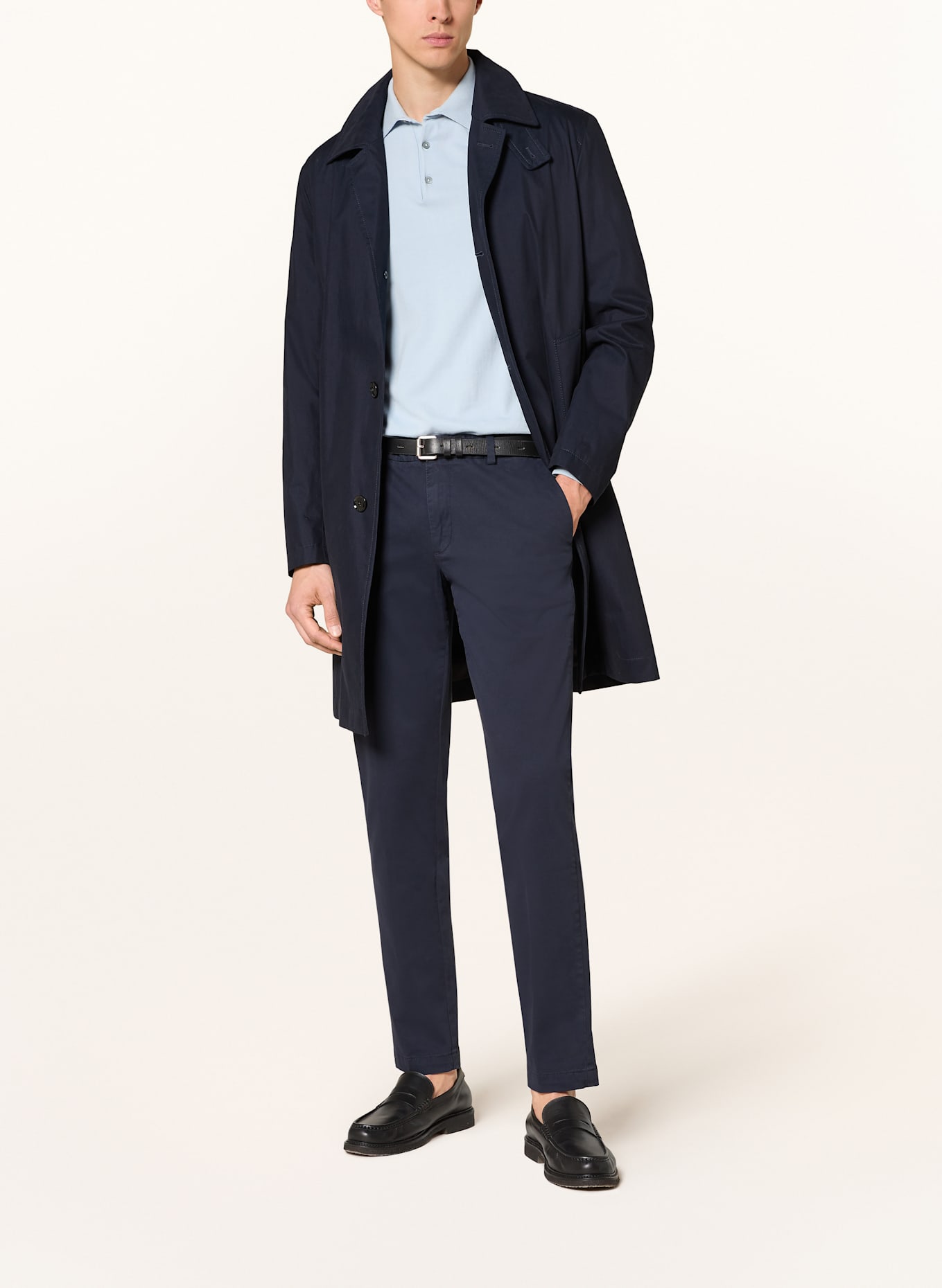 BOSS Chinos KAITO slim fit: DARK BLUE