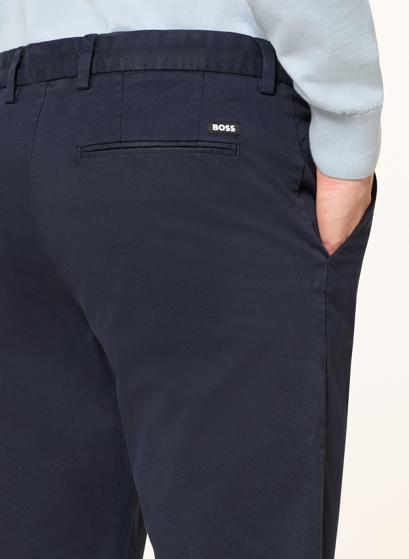 BOSS Chinos KAITO slim fit: DARK BLUE