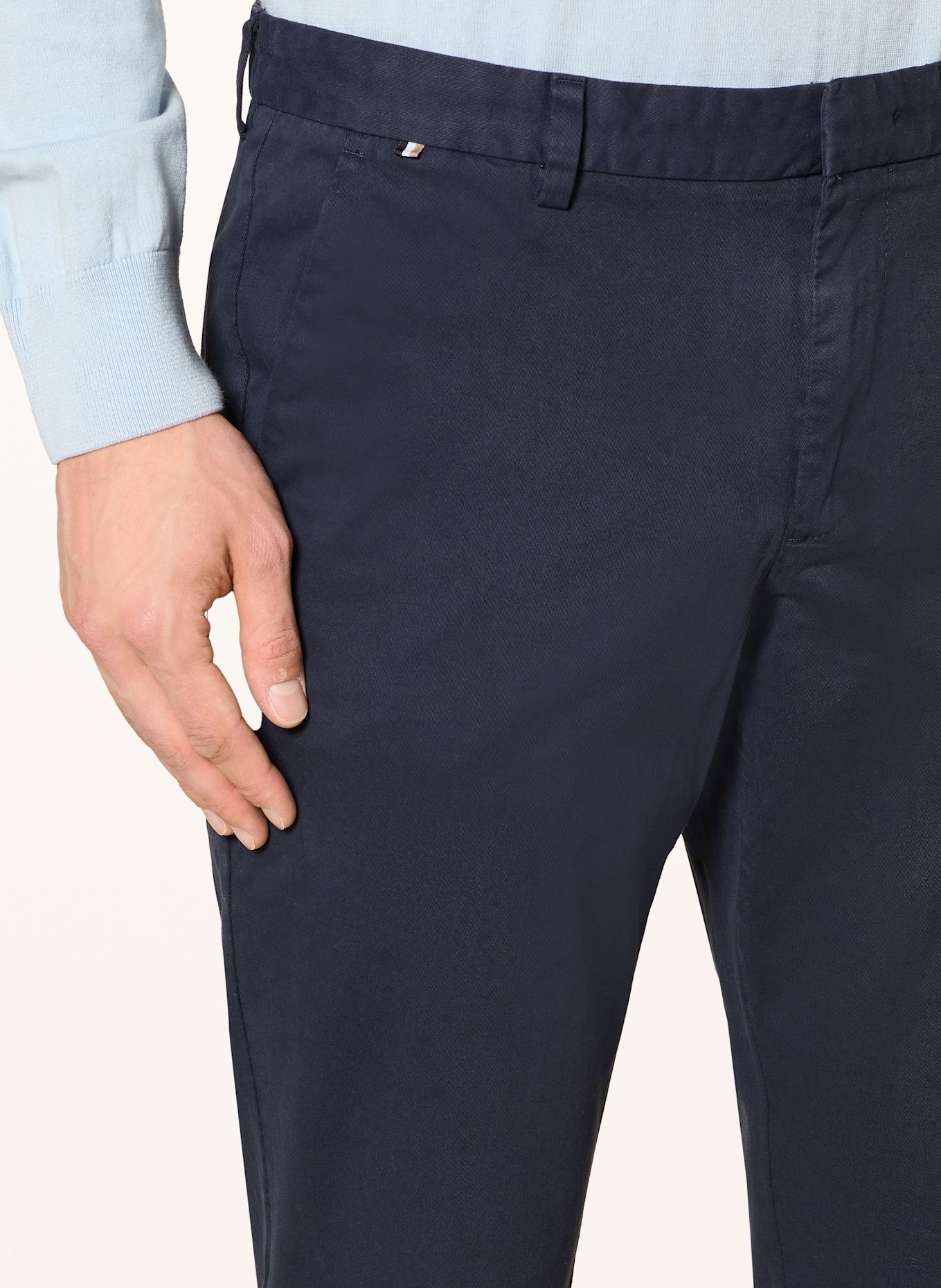 BOSS Chinos KAITO slim fit: DARK BLUE
