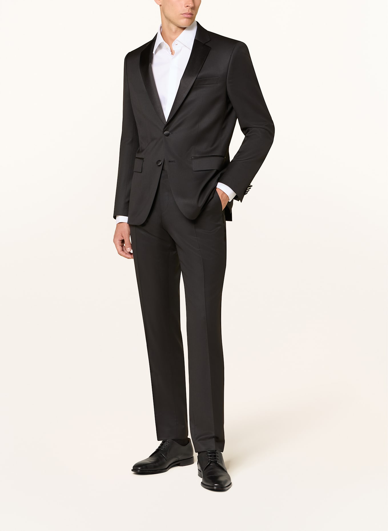 BOSS Smoking-Sakko HUGE Slim Fit: SCHWARZ