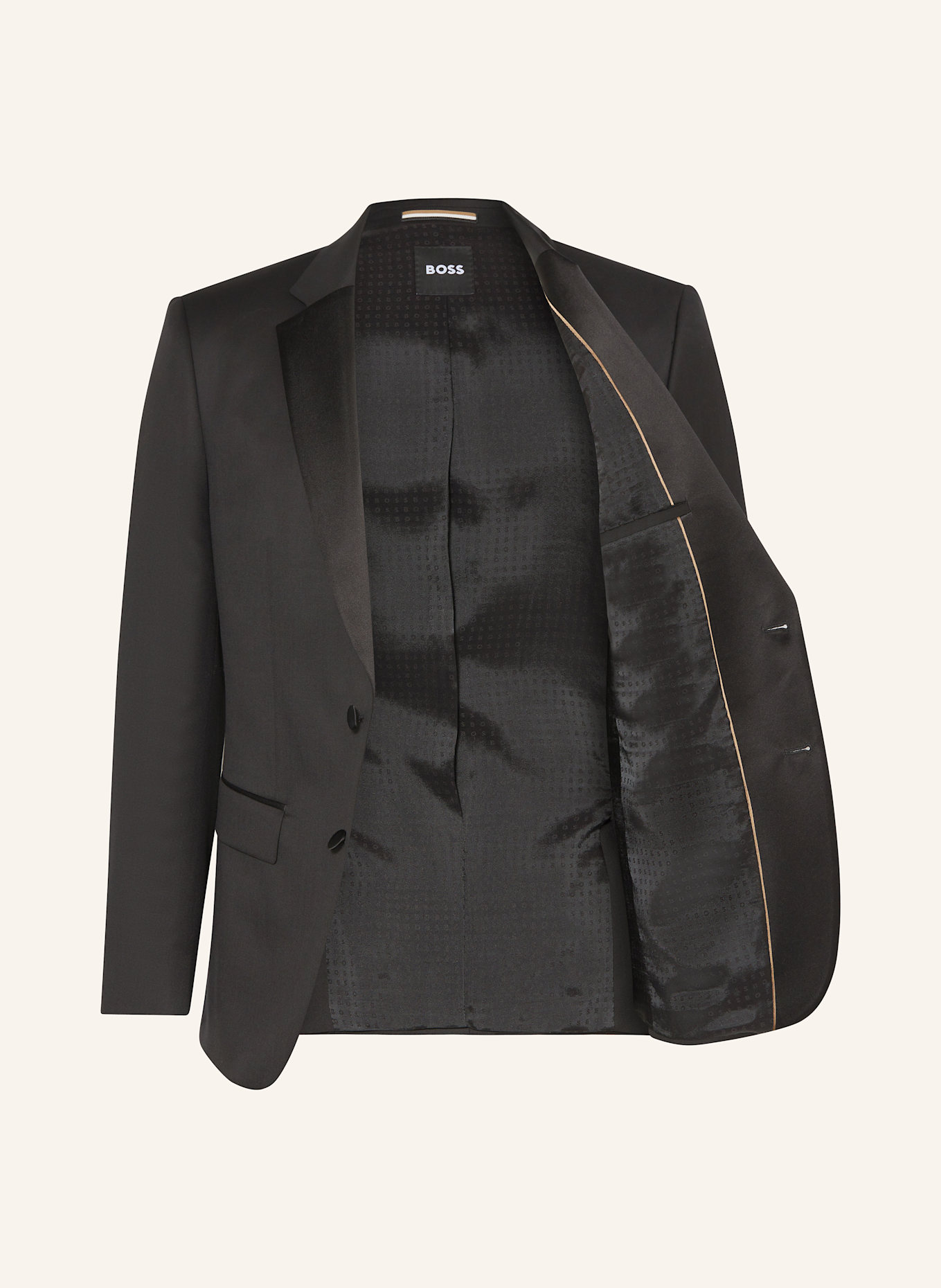 BOSS Smoking-Sakko HUGE Slim Fit: SCHWARZ