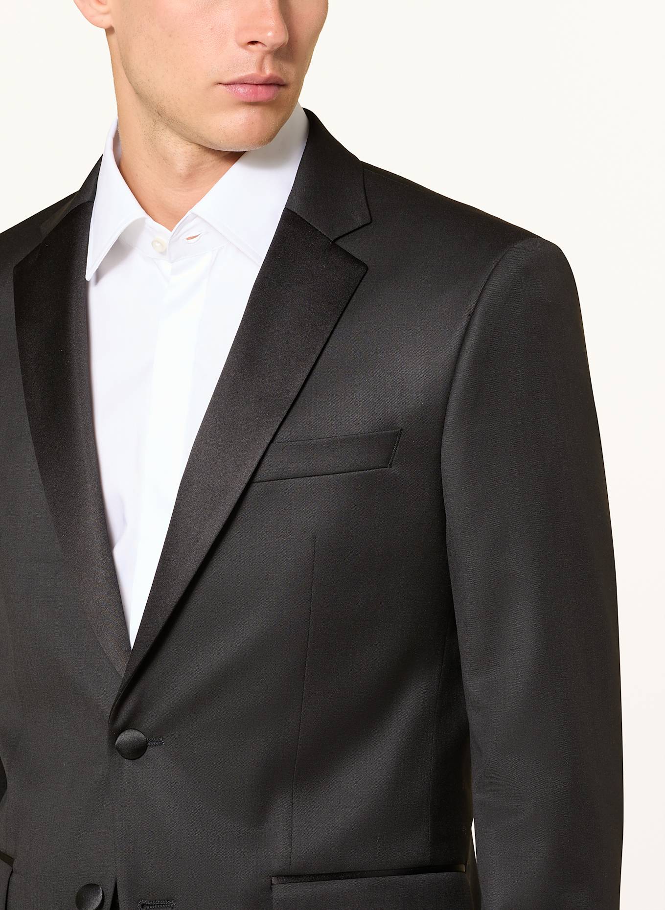 BOSS Smoking-Sakko HUGE Slim Fit: SCHWARZ