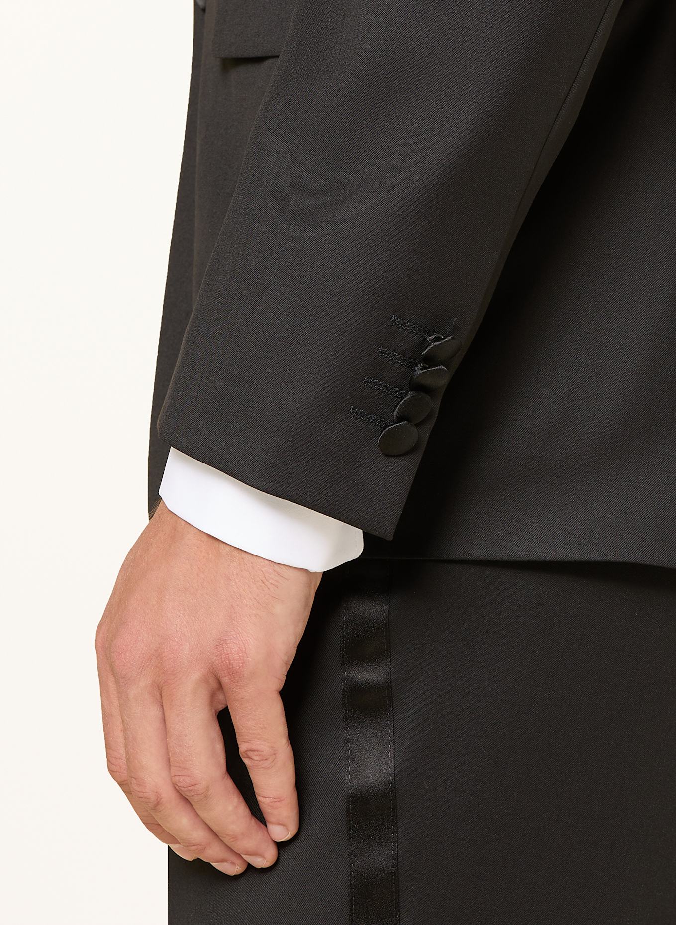 BOSS Smoking-Sakko HUGE Slim Fit: SCHWARZ