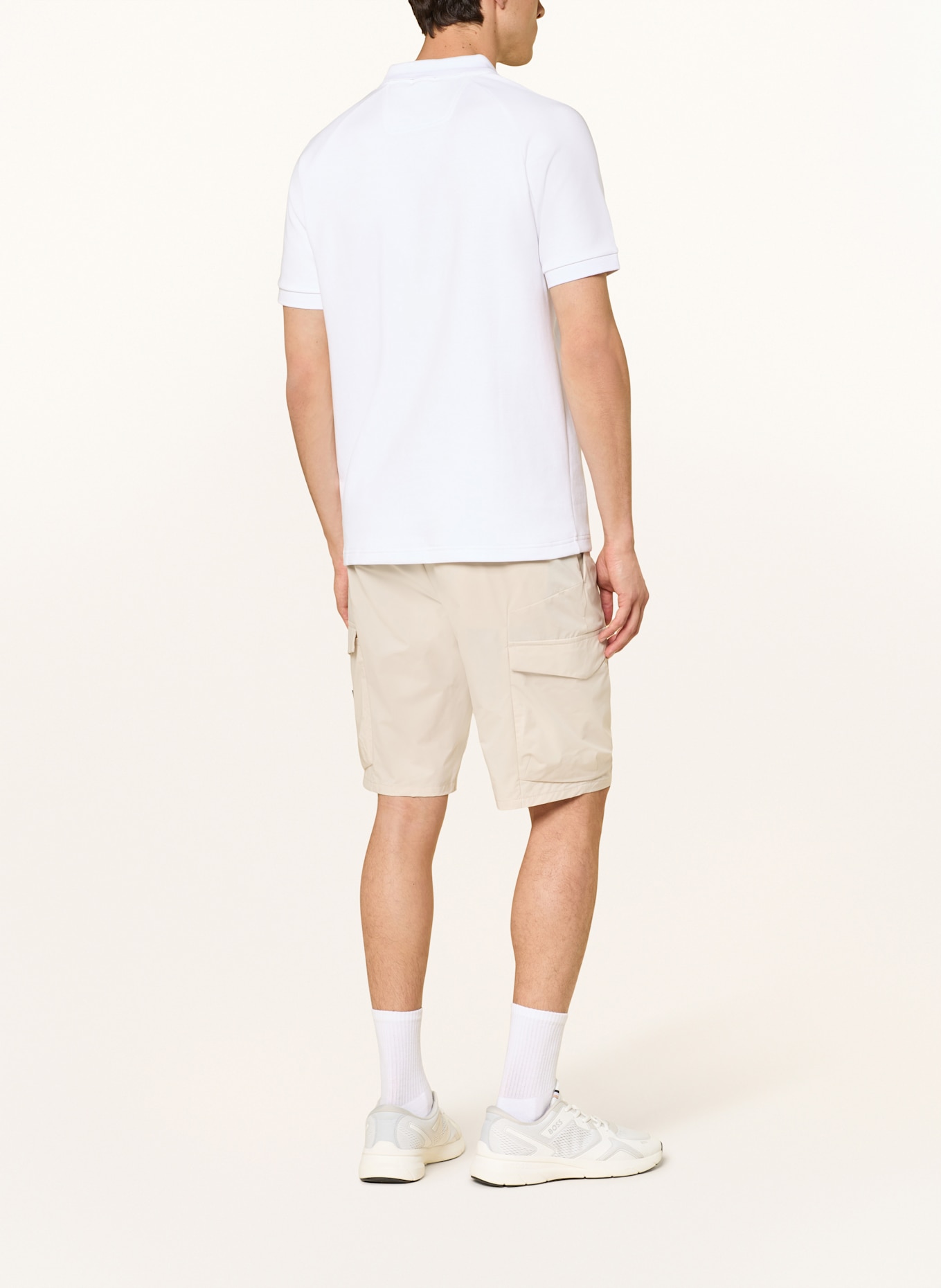 BOSS Cargoshorts URBANEX Tapered Fit: BEIGE