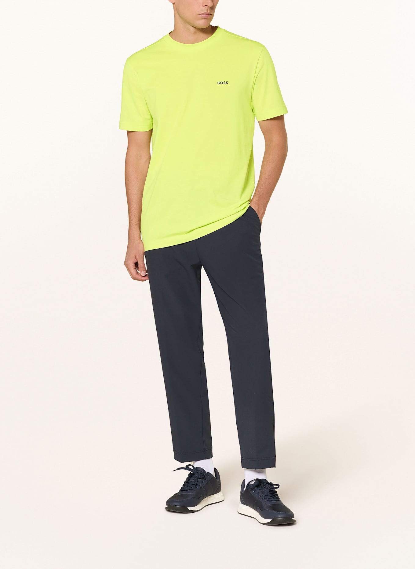 BOSS T-Shirt TEE: HELLGRÜN