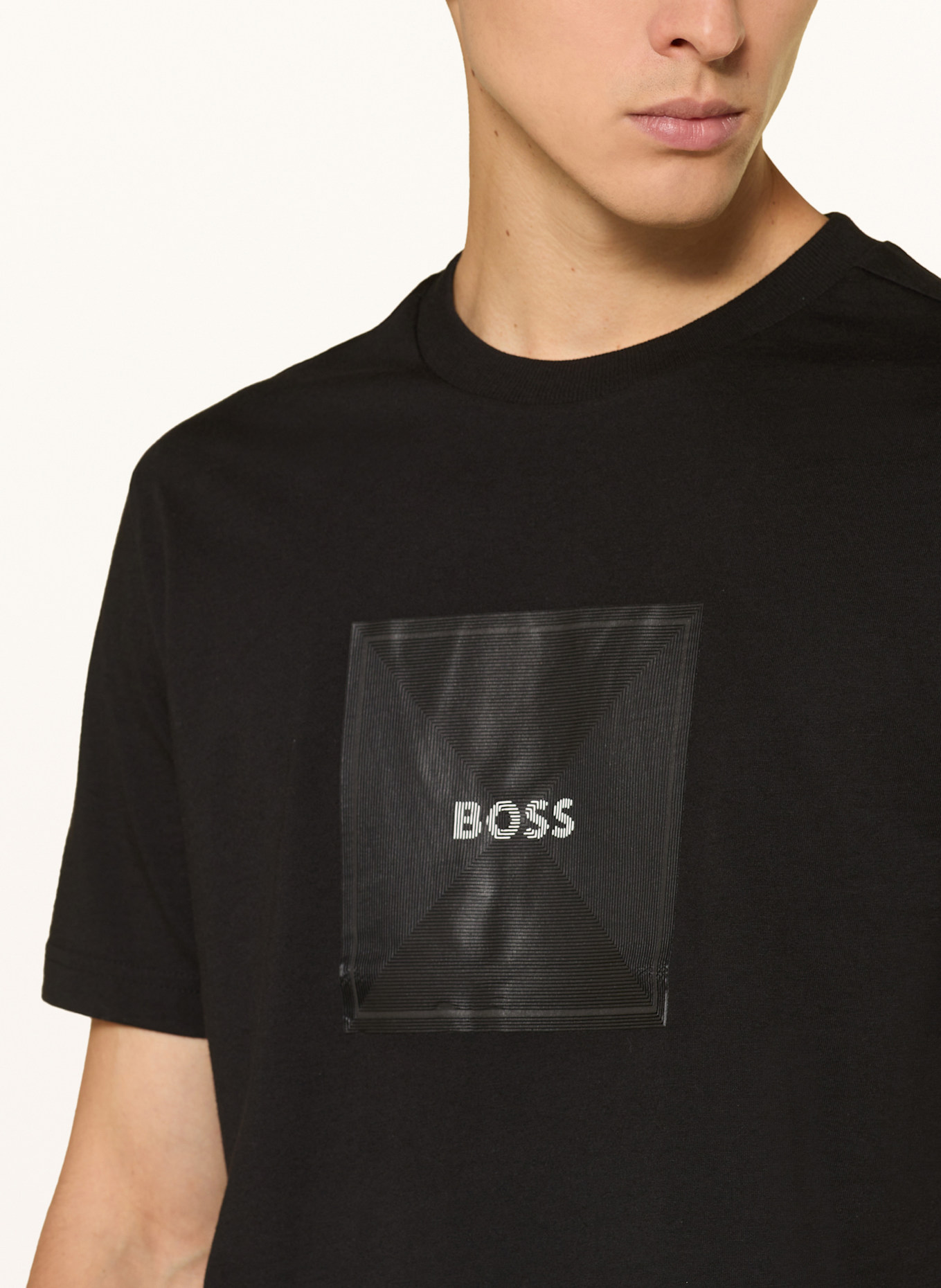 BOSS T-Shirt LOGO: SCHWARZ