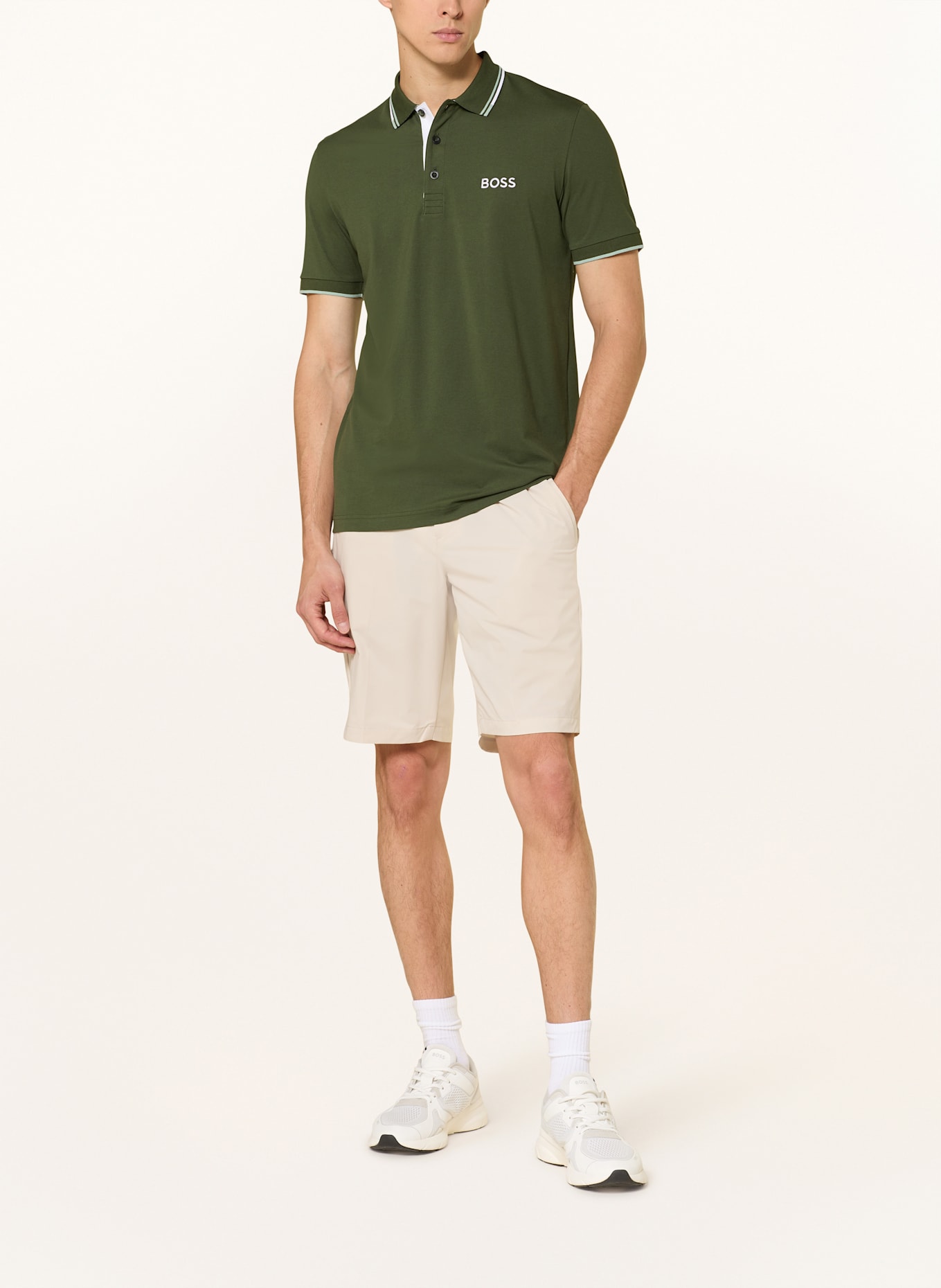 BOSS Funktions-Poloshirt PADDY PRO: DUNKELGRÜN