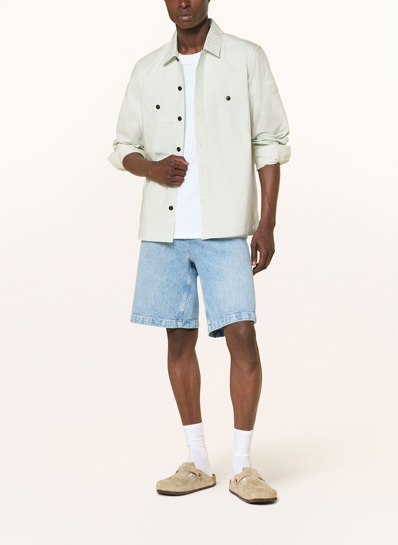 BOSS Overshirt LOCKY: MINT