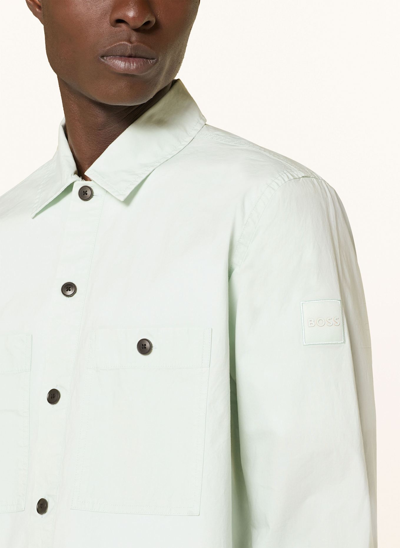 BOSS Overshirt LOCKY: MINT