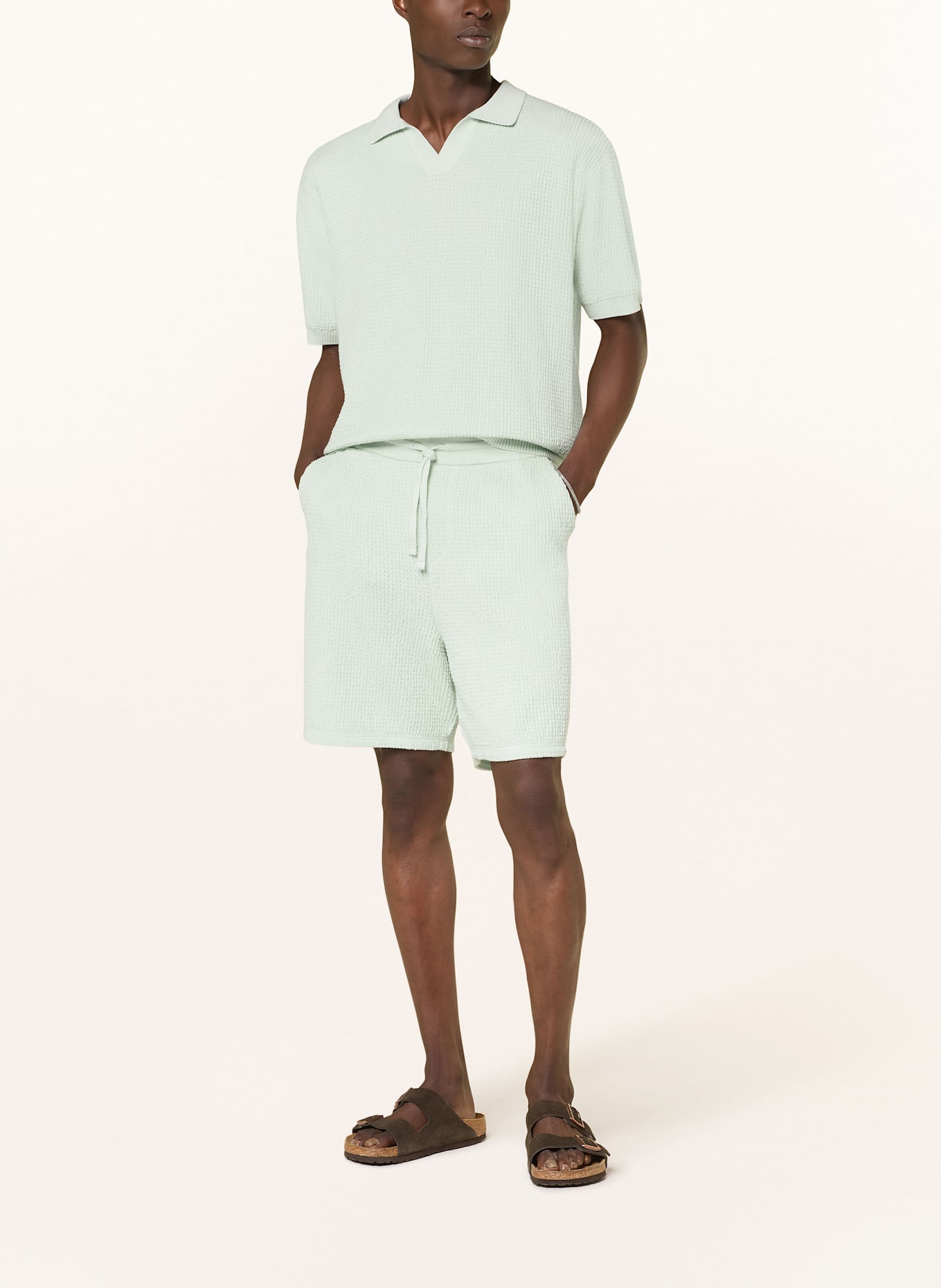 BOSS Strickshorts AMOFFLE: MINT