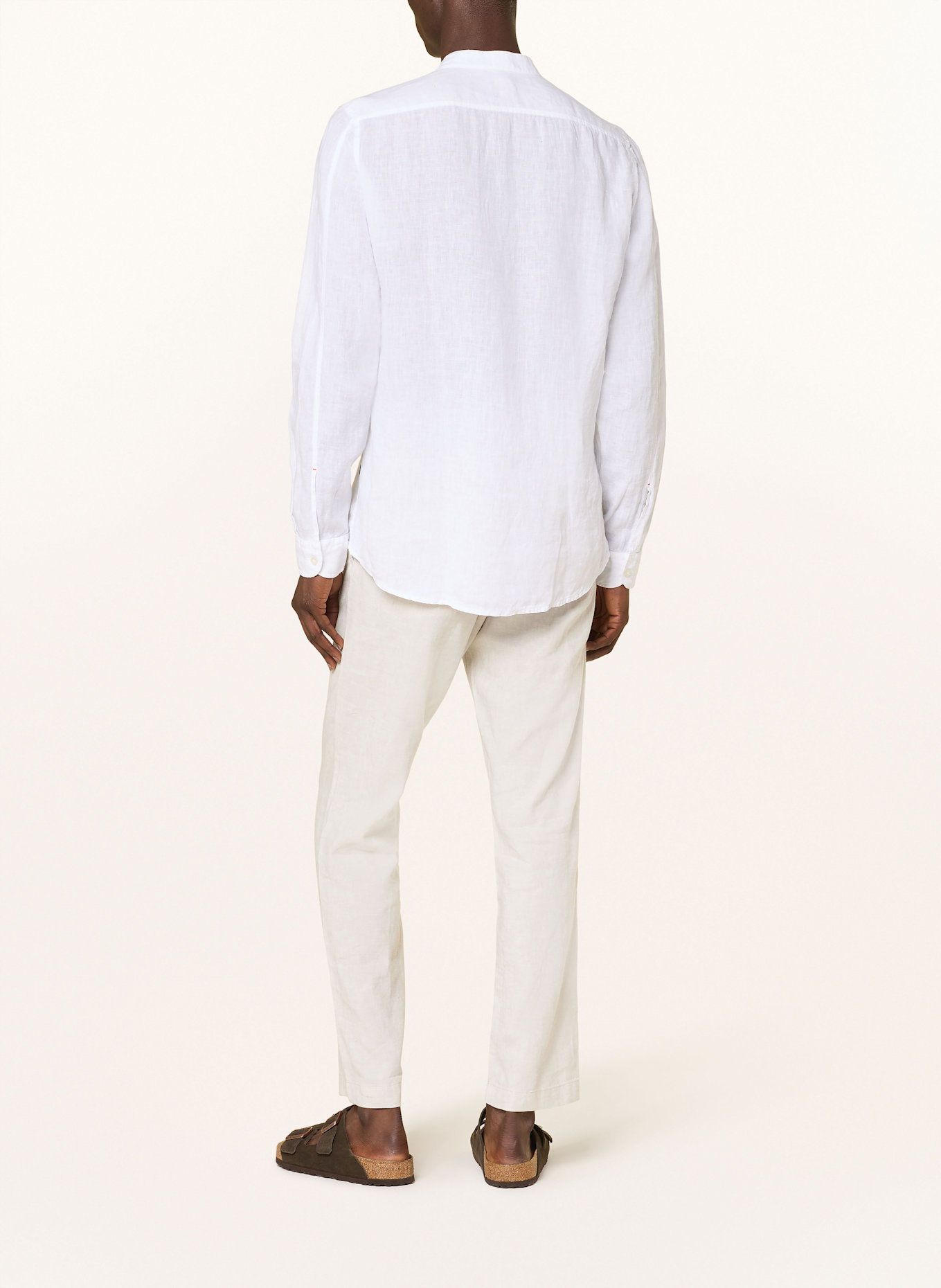 BOSS Leinenhemd RACE Regular Fit: WEISS