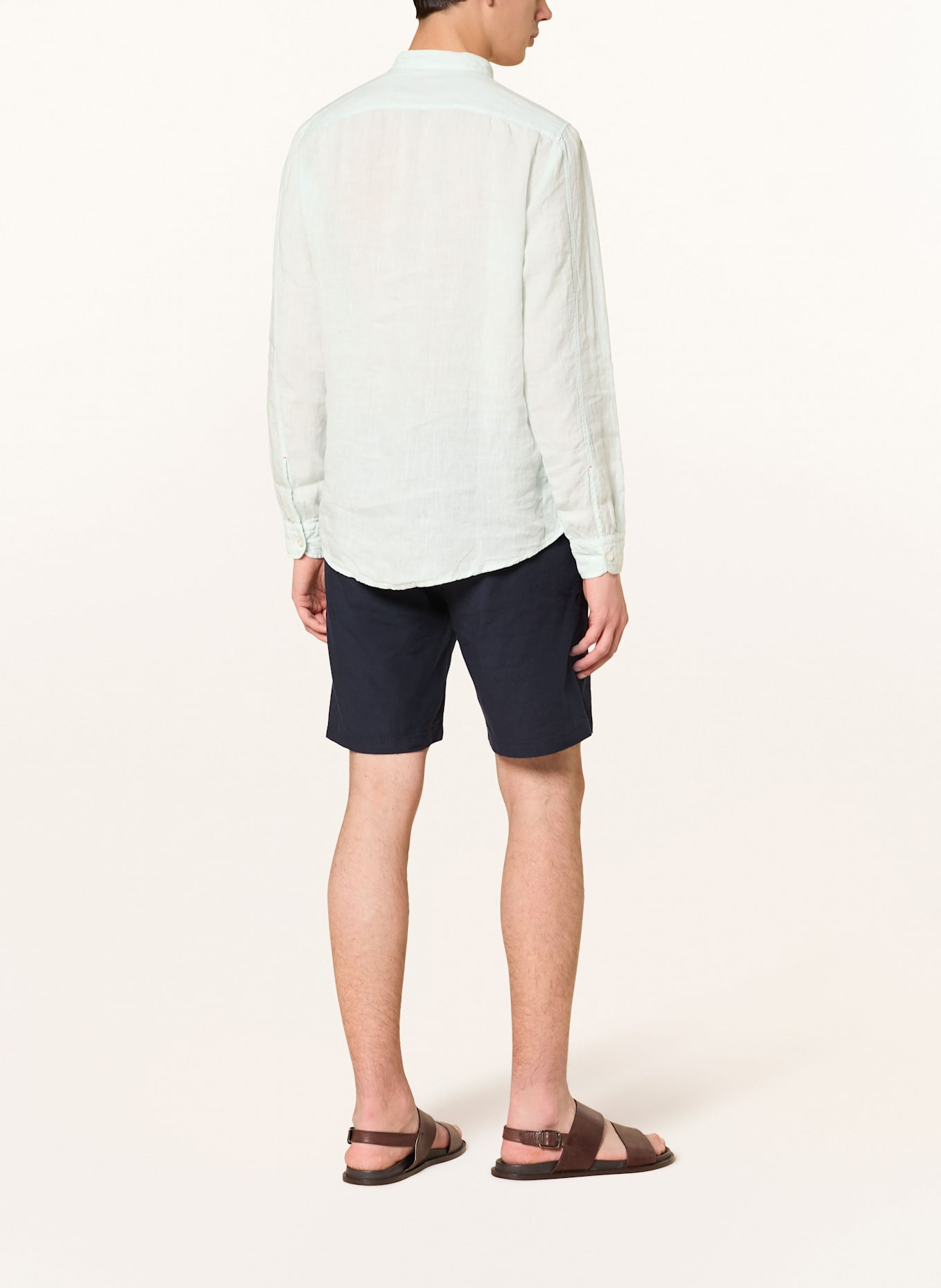 BOSS Leinenhemd RACE Regular Fit: MINT