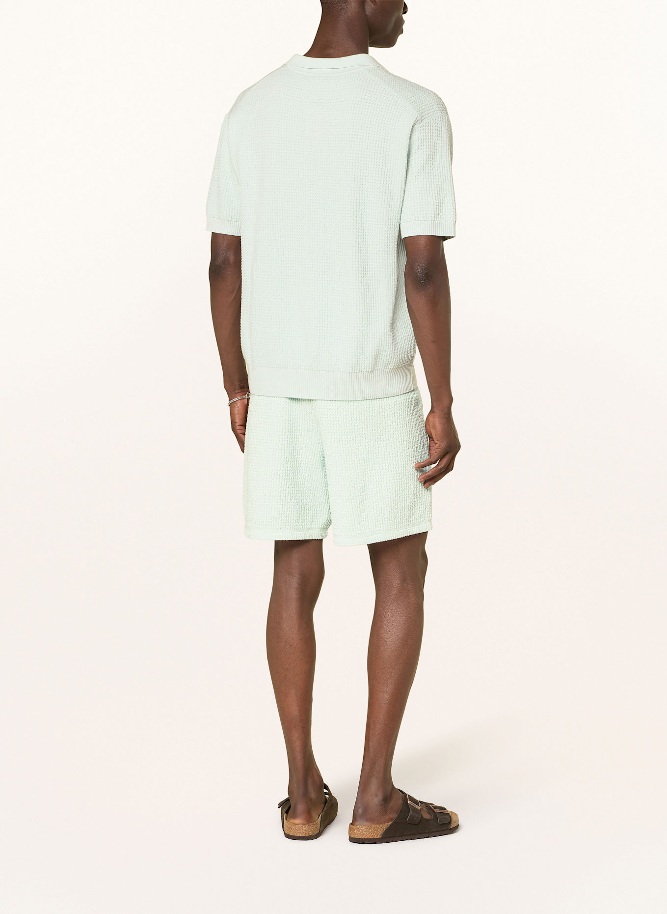BOSS Strick-Poloshirt KEFLO: MINT