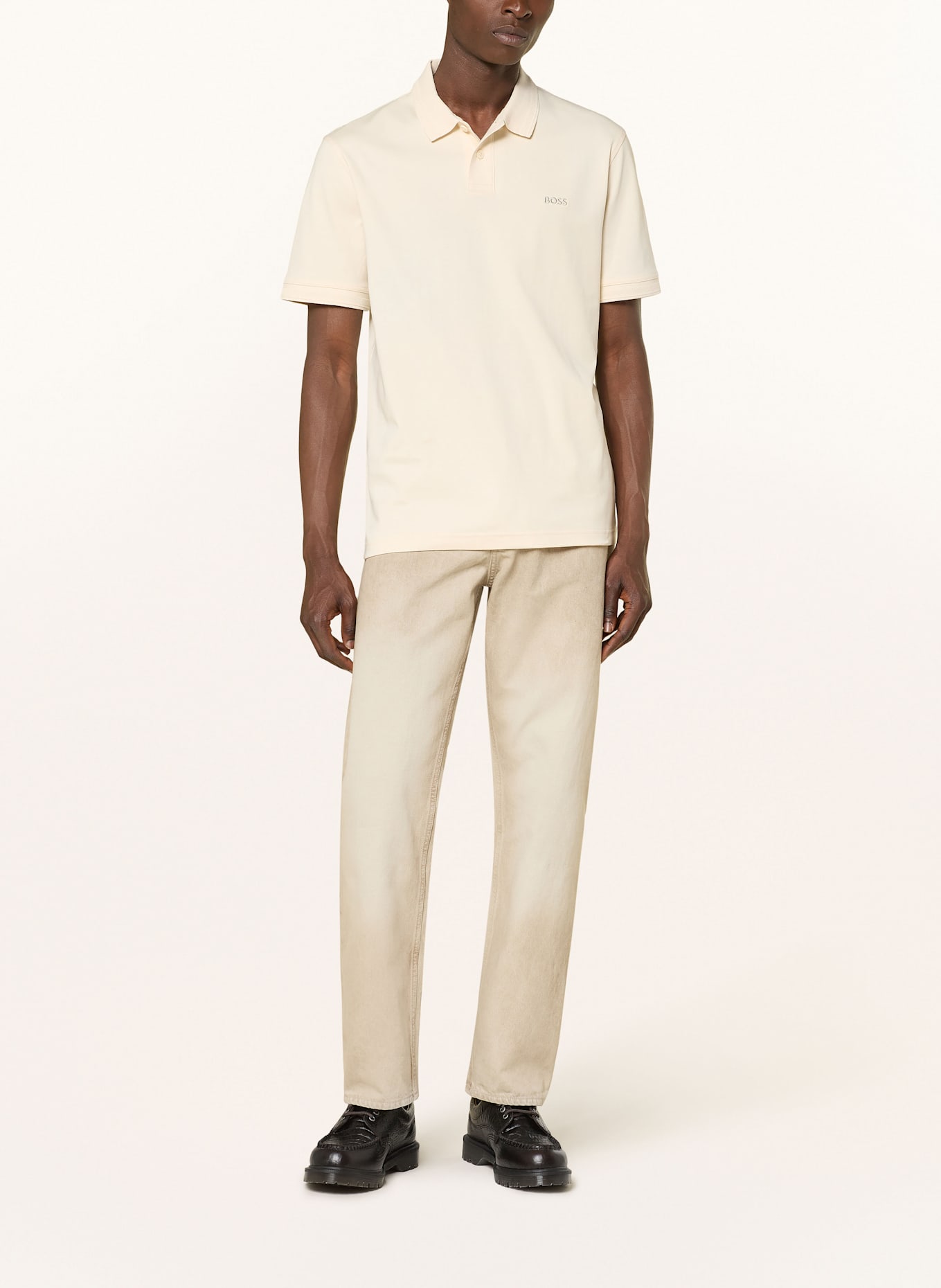 BOSS Jersey-Poloshirt PE: ECRU