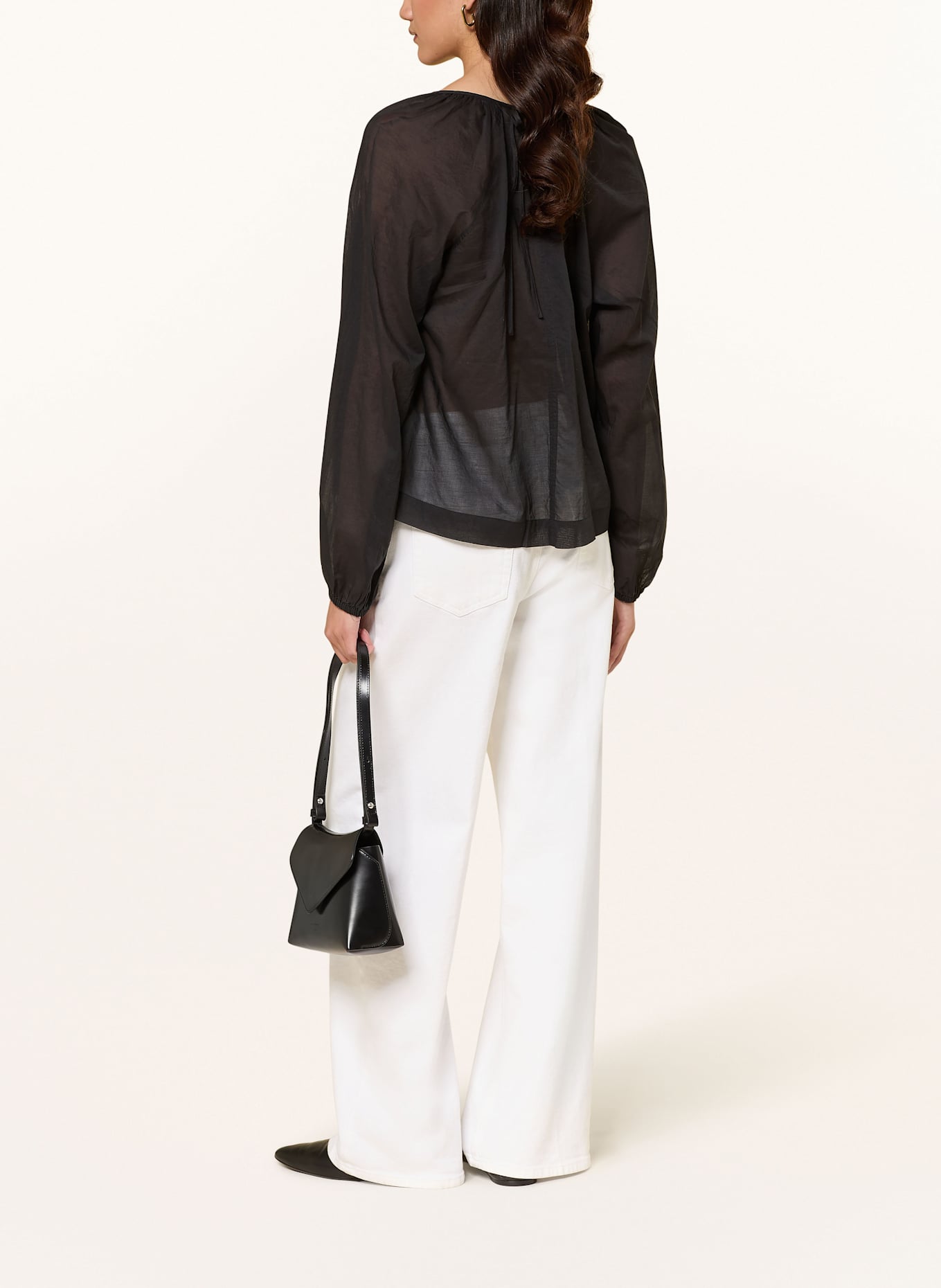 CLOSED Shirt blouse: BLACK